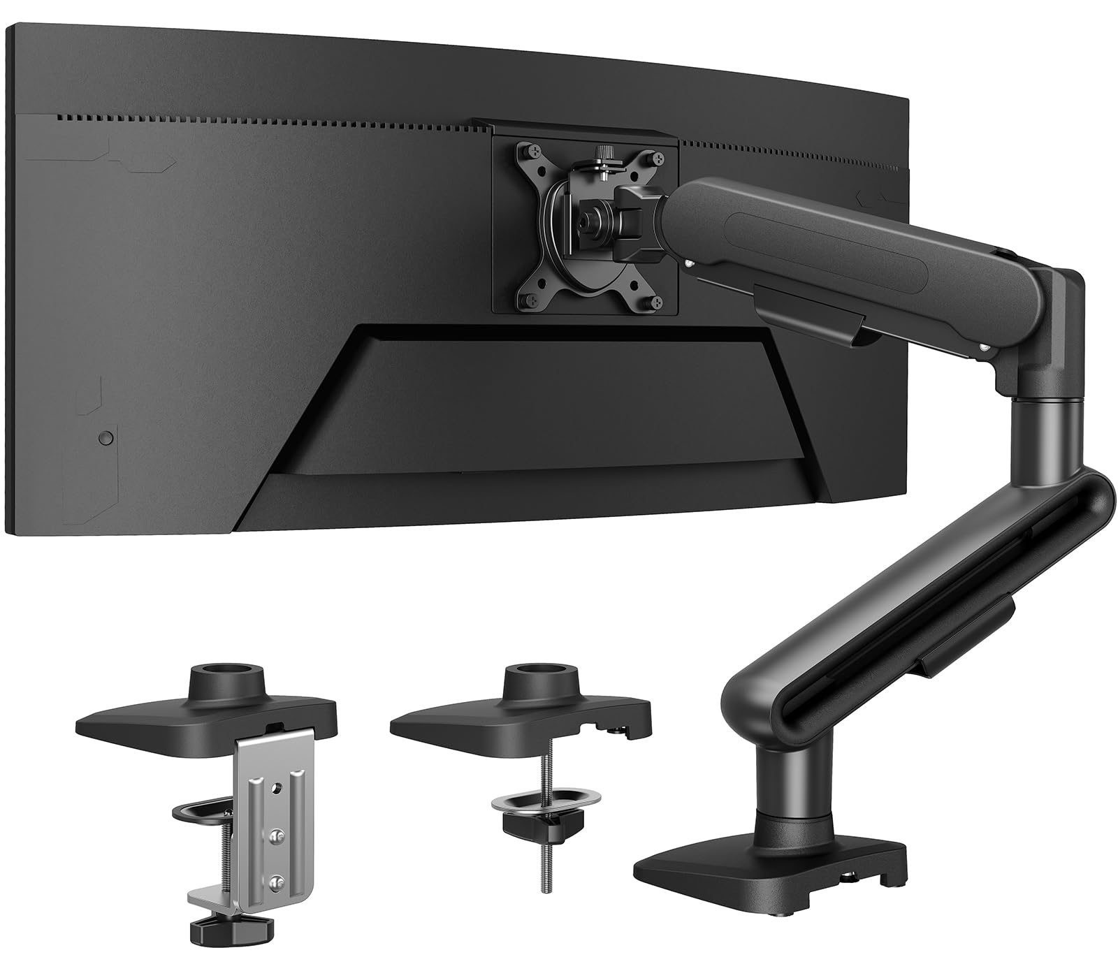 HUANUO Ultrawide Monitor Arm for 13 – 40" Screens, Single Monitor Mount Holds