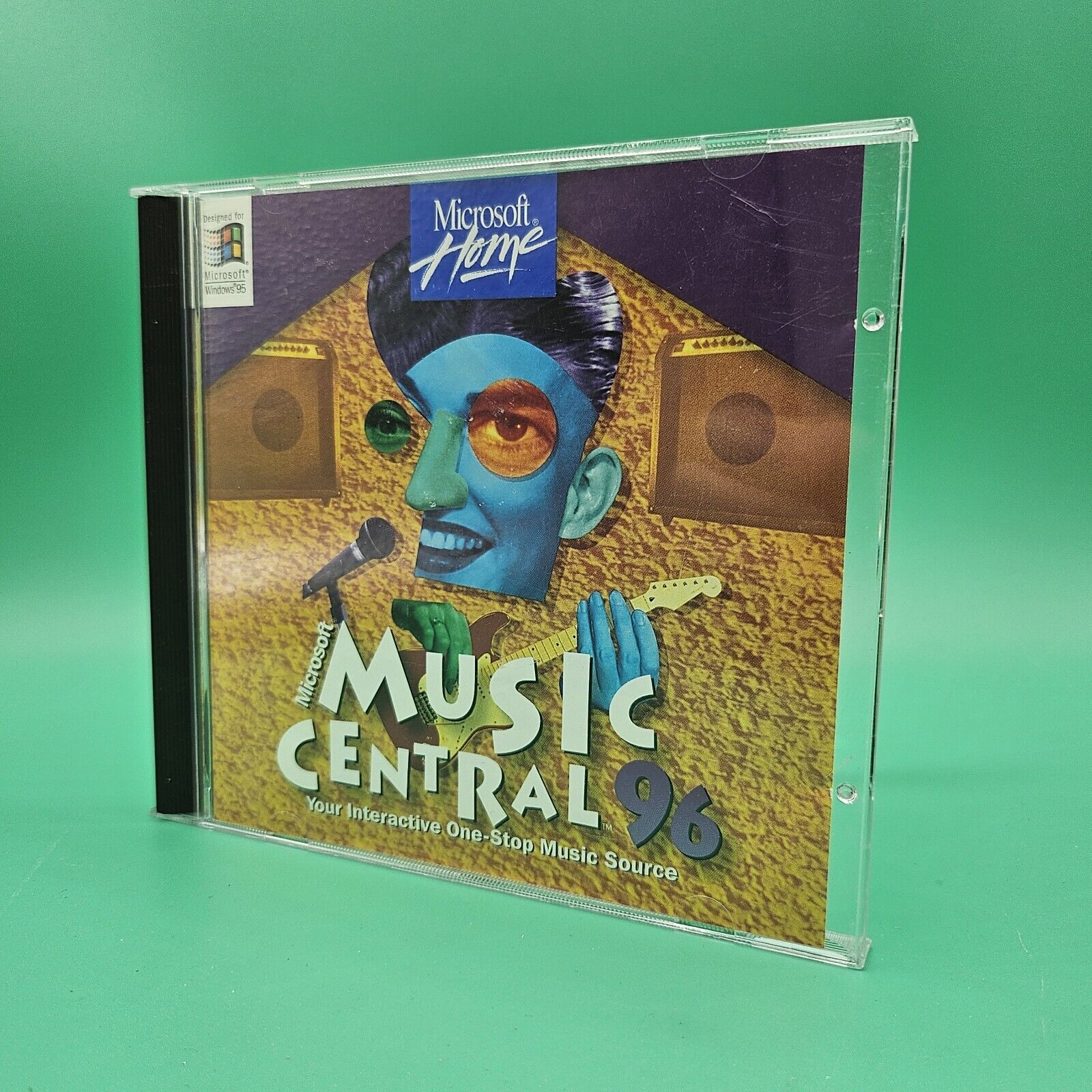 Microsoft Music Central 96 - Microsoft Home  CD-ROM - COMPLETE VG+ Vintage Game