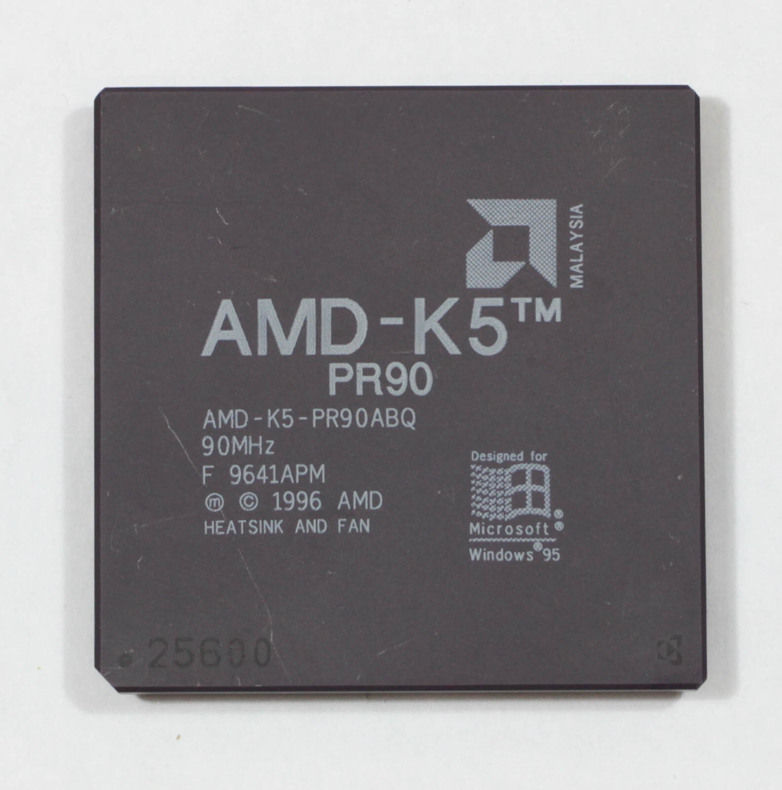 Socket 7 CPU - AMD K5 PR90 - AMD-K5-PR75ABQ - 90MHz - TESTED - NO TARIFF