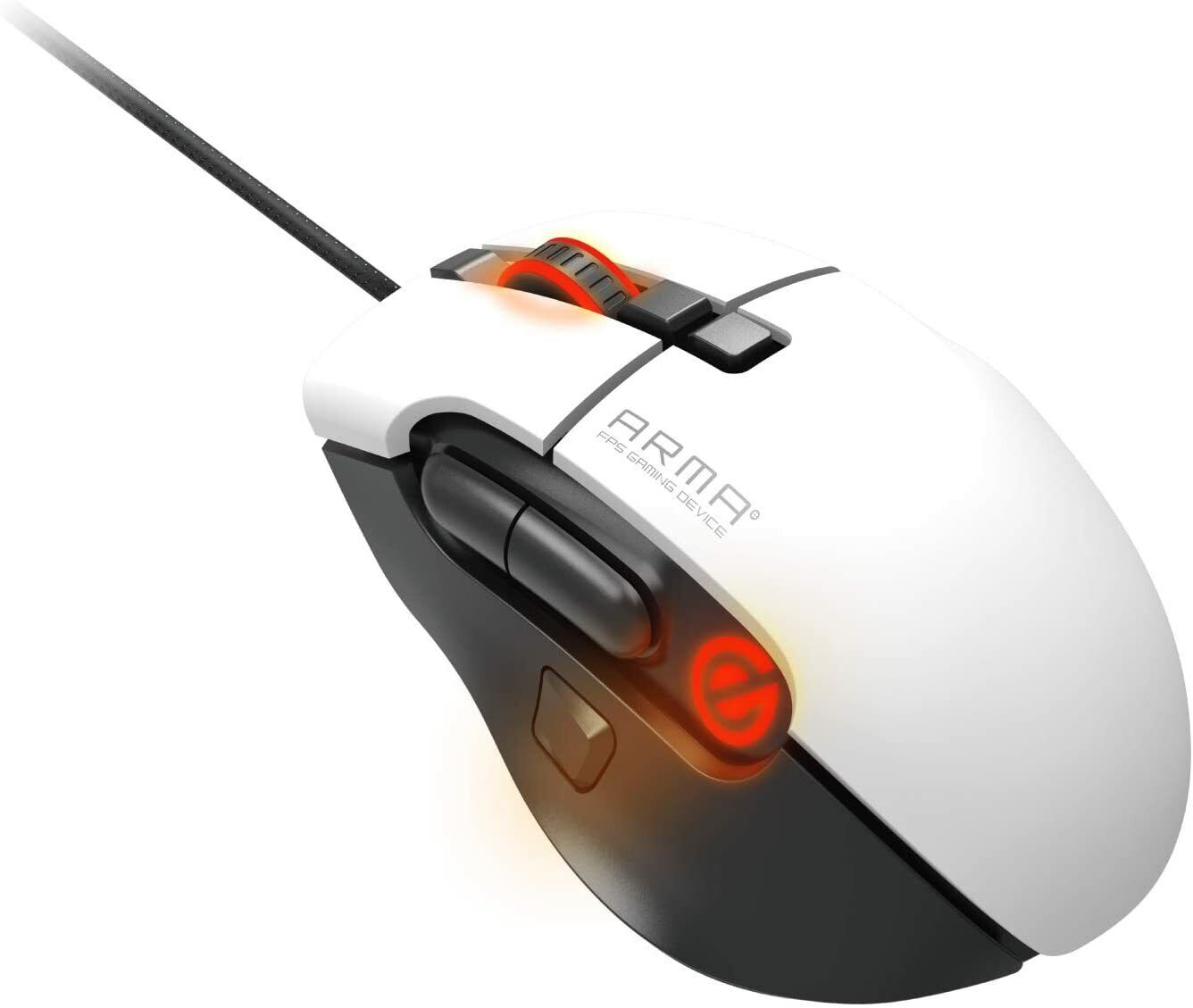 Elecom Gaming Mouse ARMA M-ARMA50WH White Optical 16000dpi 8 Button Wired New