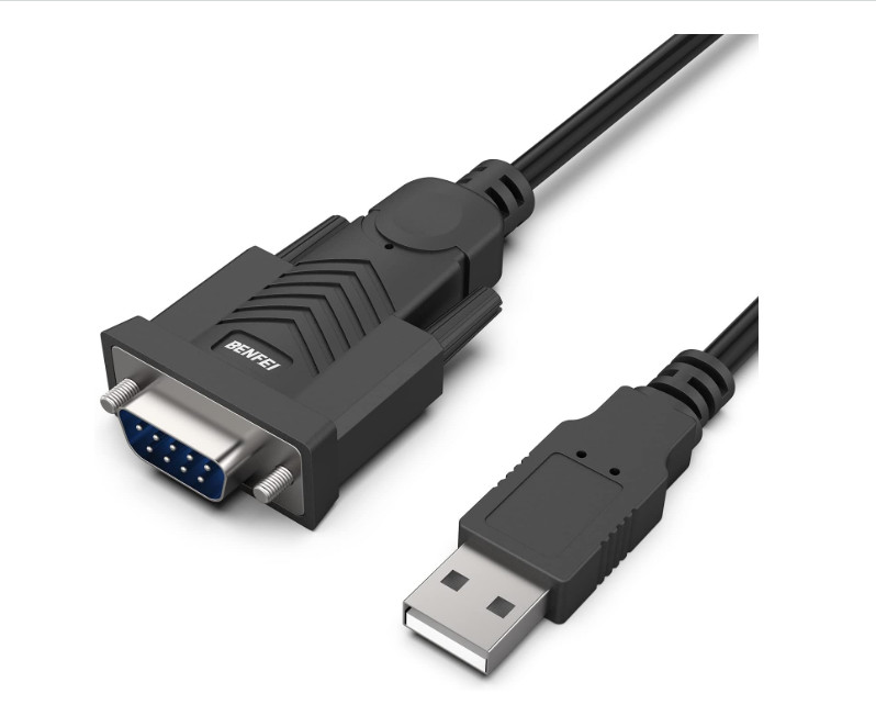 BENFEI USB to Serial Adapter 6 Feet USB to RS-232 Male (9-pin) DB9 Serial Cable