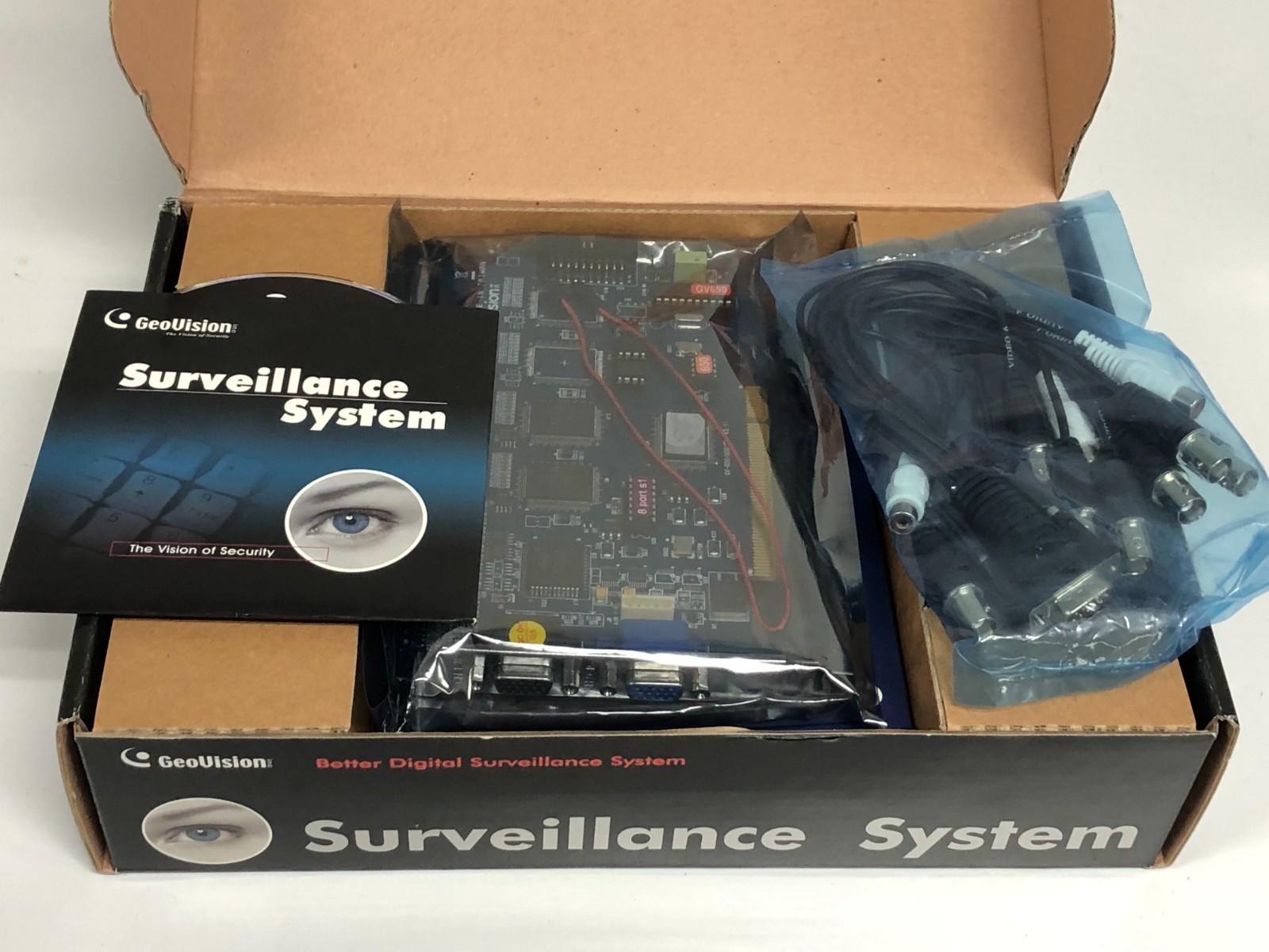 GEOVISION GV-650 8 CH CCTV SURVEILLANCE VIDEO PC CAPTURE CARD - Version 8.1