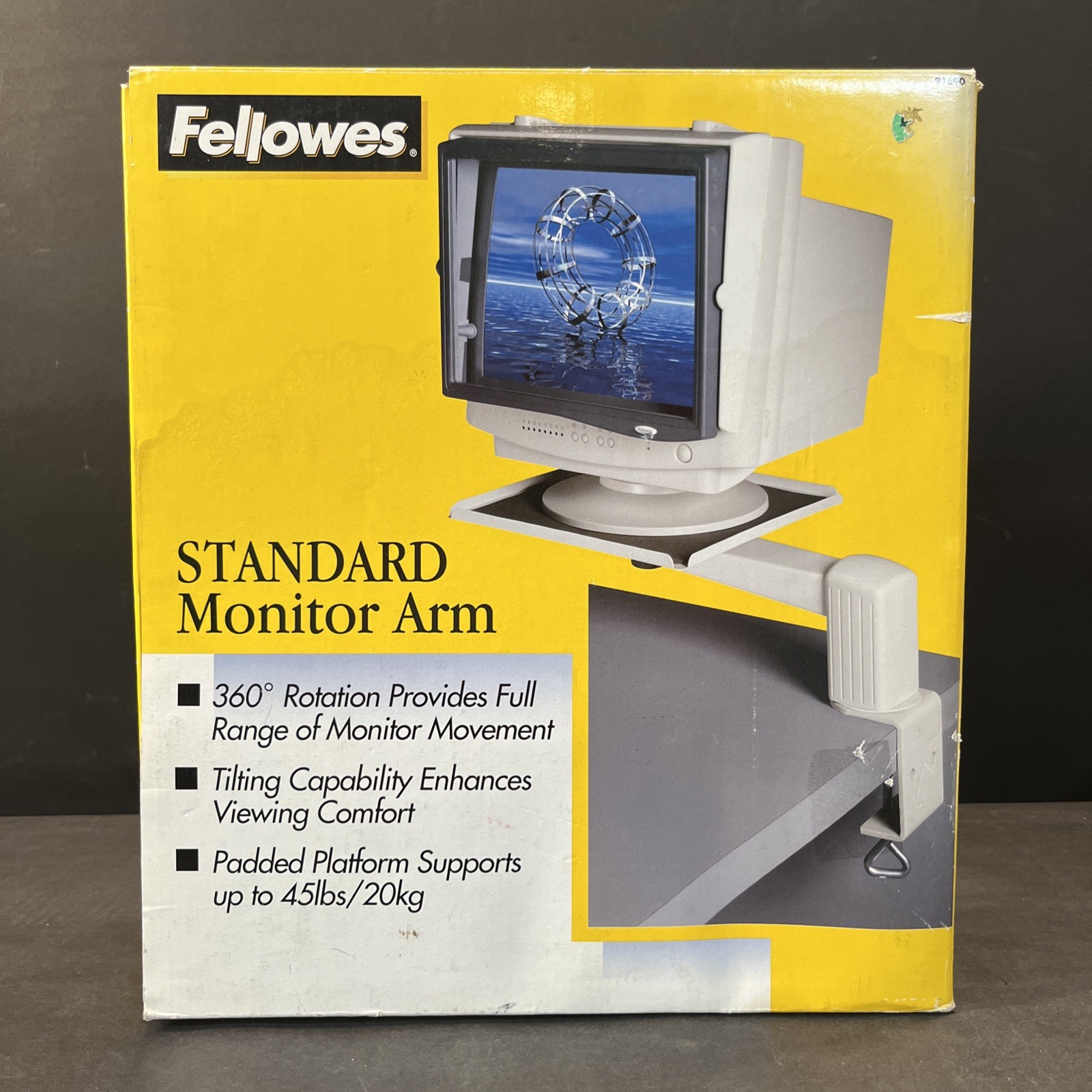 Fellowes 91690 Standard Monitor Arm - CRT Monitor Platform