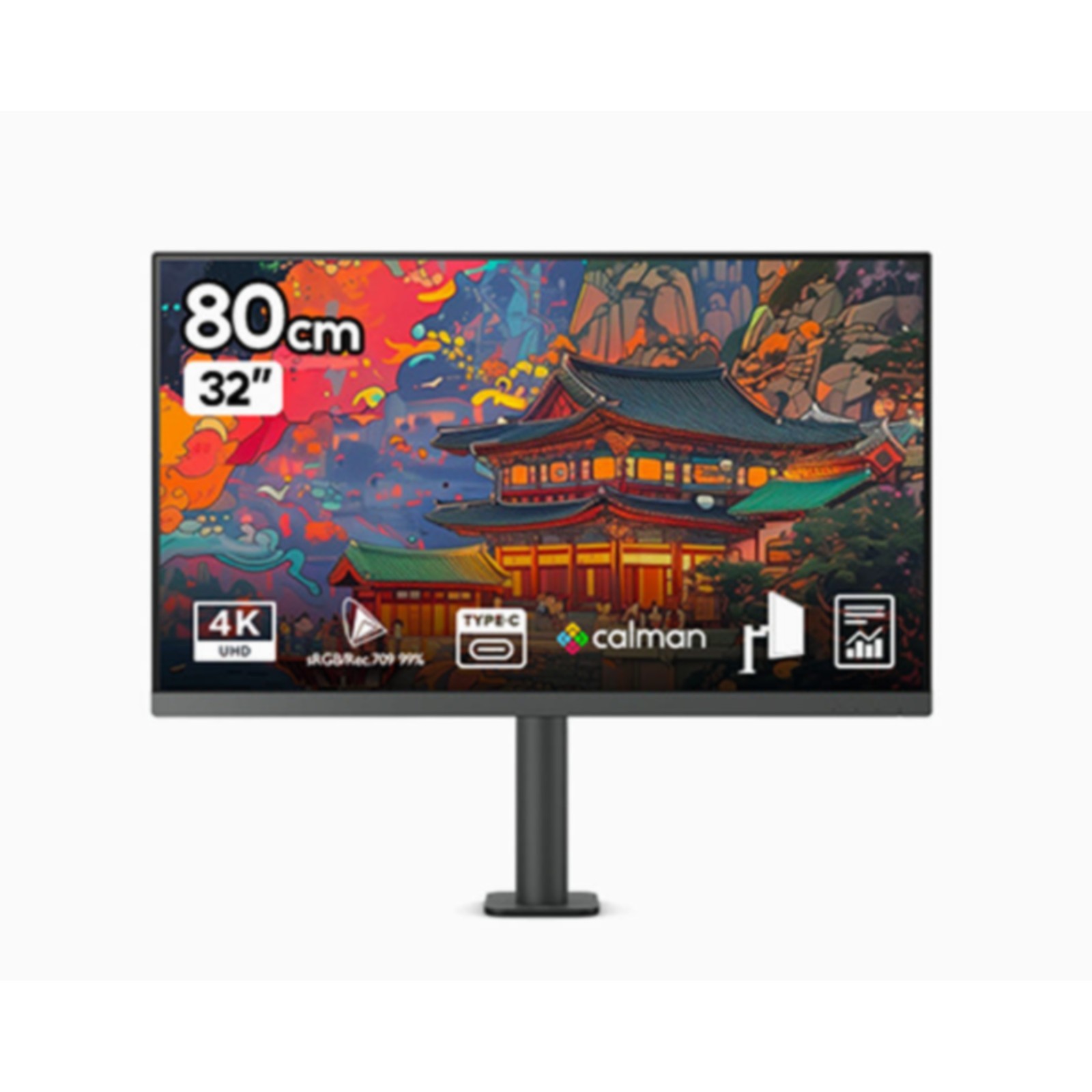 BenQ PD3205UA 32" 4K UHD IPS USB-C Designer Monitor Hotkey Puck 90W