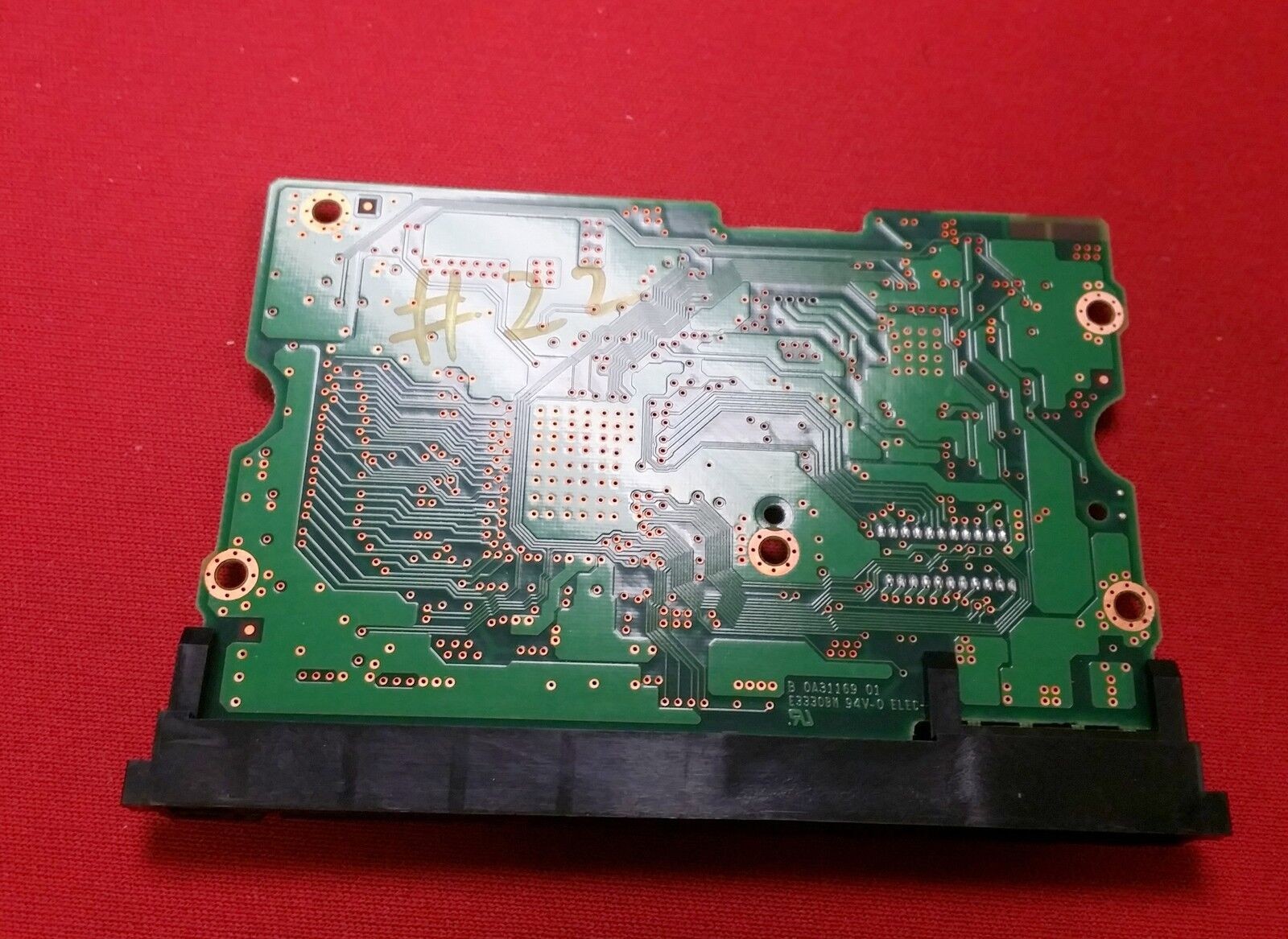 HITACHI HDS725050KLA360 500GB SATA PCB BOARD ONLY P/N: 0A32780