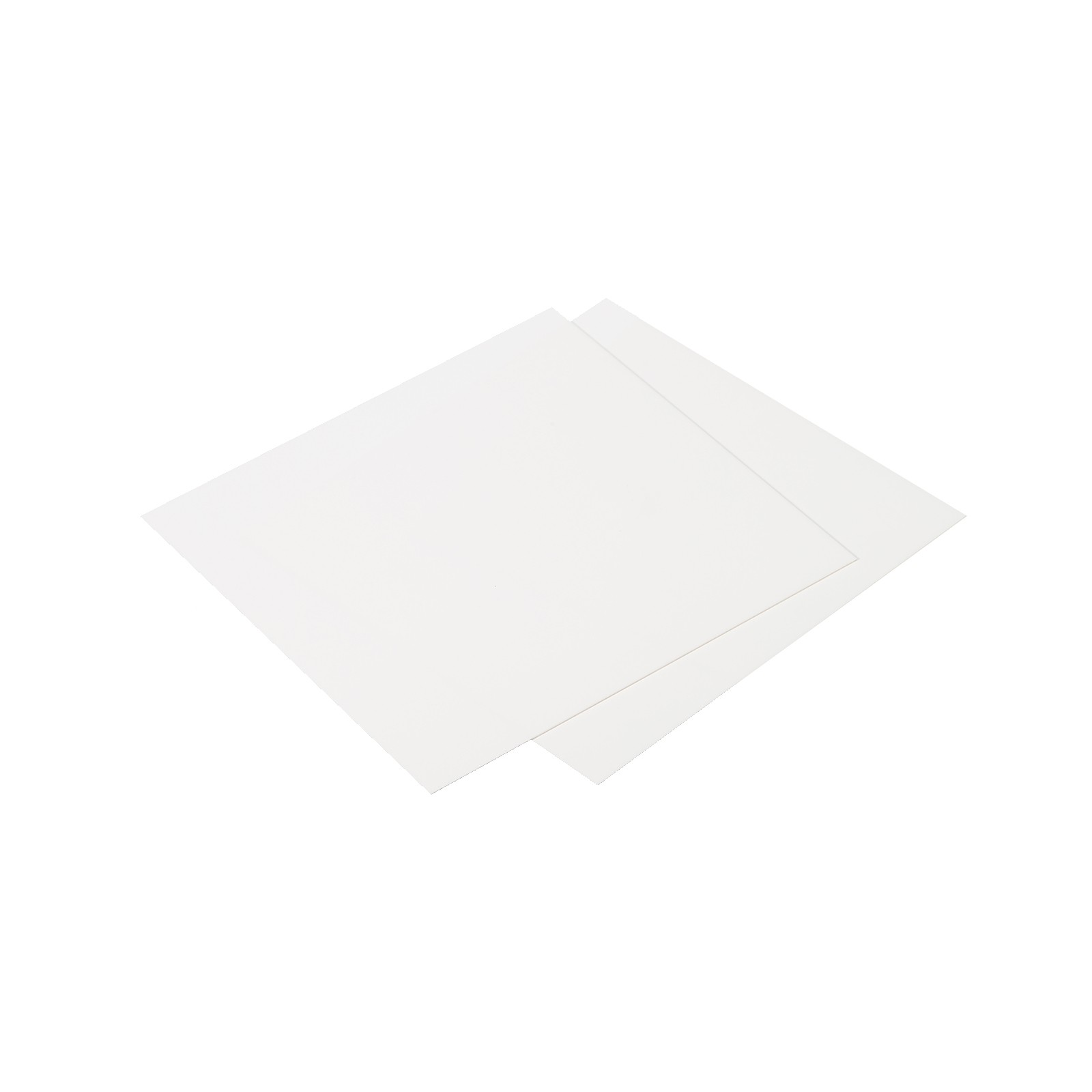 Alumina Ceramic Sheet Square Cooling Pad Insulating 2pcs 100x100x0.5mm