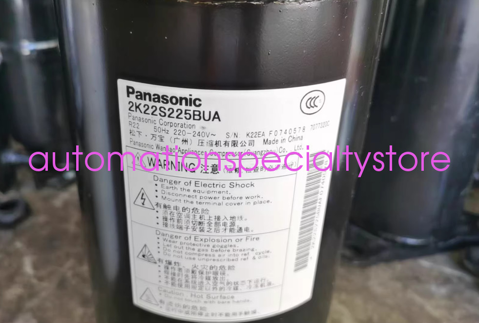 1PCS NEW Panasonic 2K22S225BUA Compressor 220V shipping Via DHL or Fedex