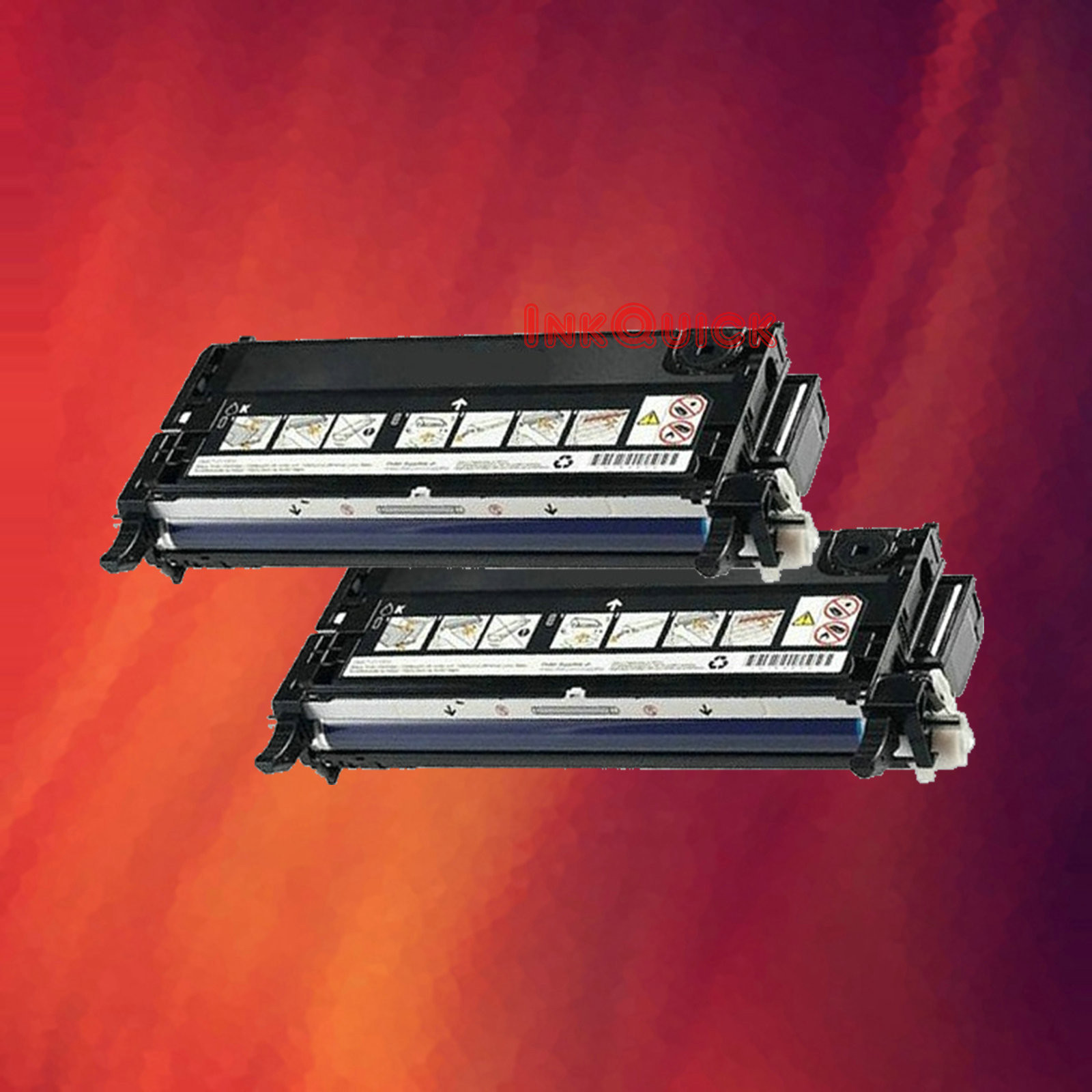 2 Black Toner 330-1197 G482F G910C for Dell 3130cn