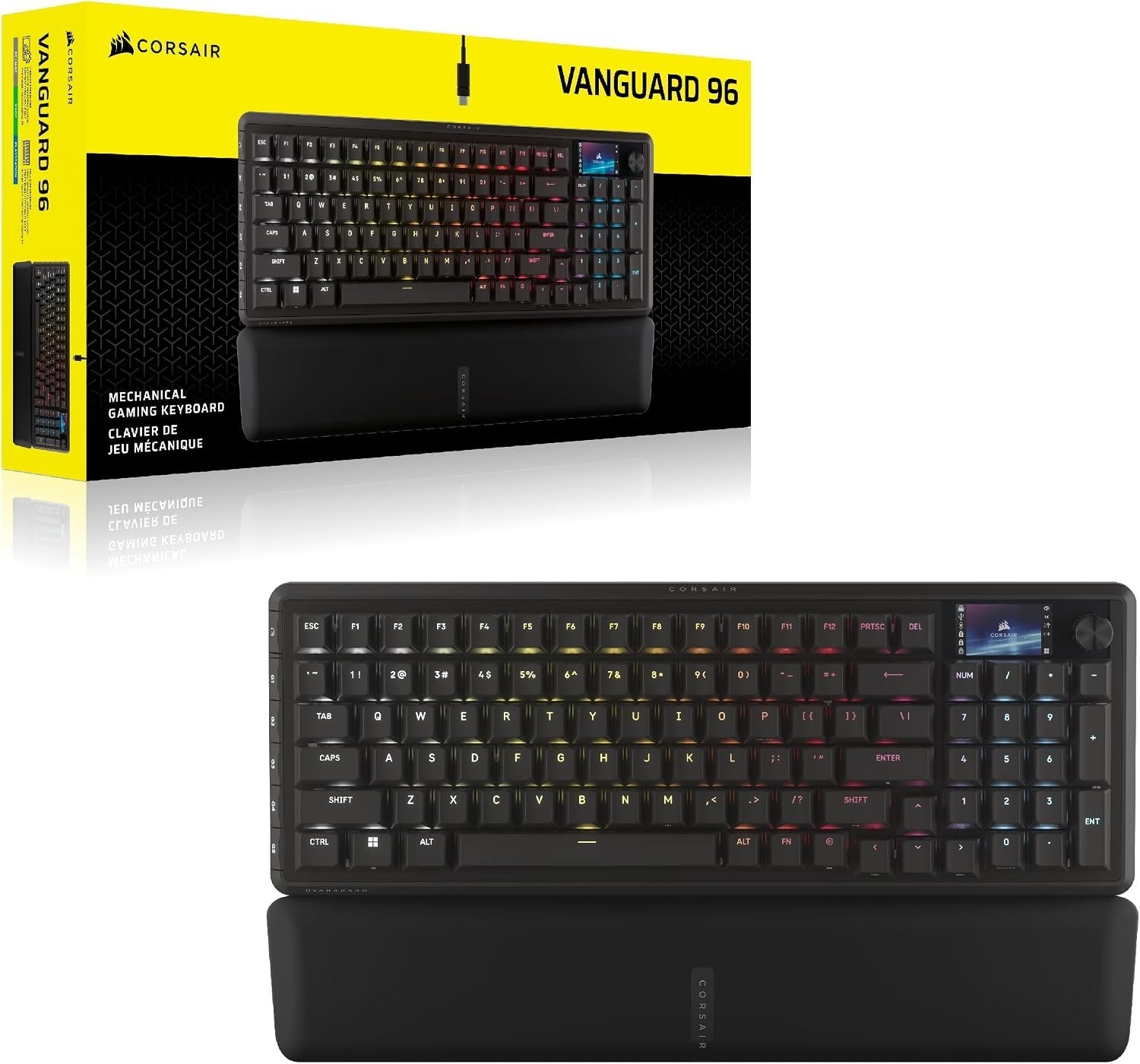 CORSAIR Vanguard 96 Wired Mechanical Gaming Keyboard – Black New