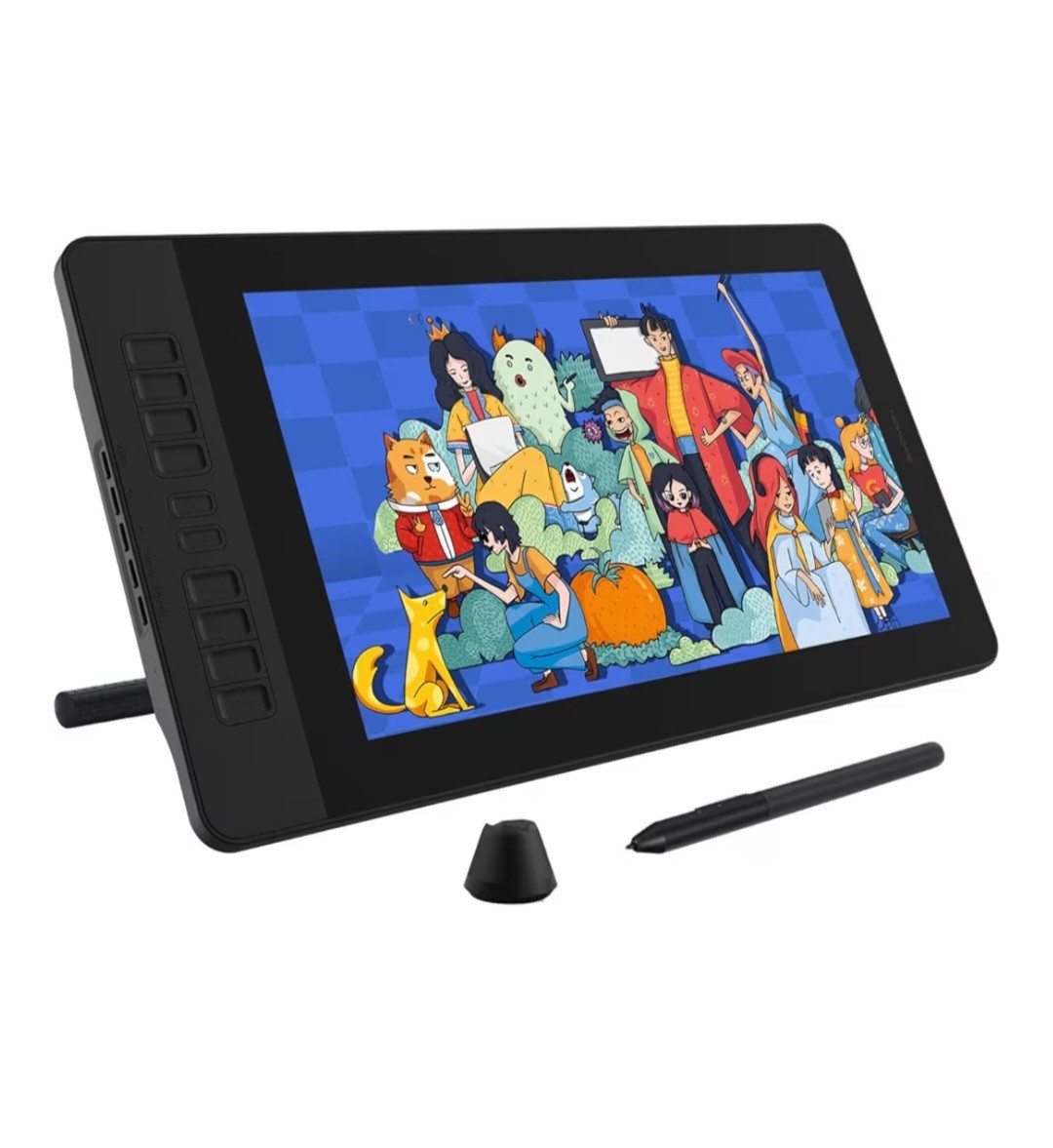 GAOMON PD1561 15.6 inch 1080p Graphic Tablet with Pen and Arm Stand - Black