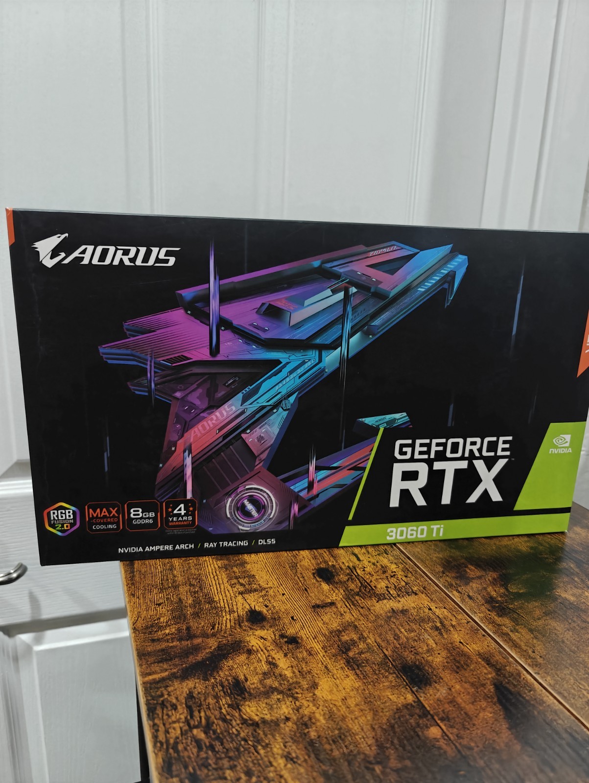 AORUS NVIDIA GeForce RTX 3060 Ti 8GB GDDR6 RGB Cooling Ray Tracing DLSS HDMI DP