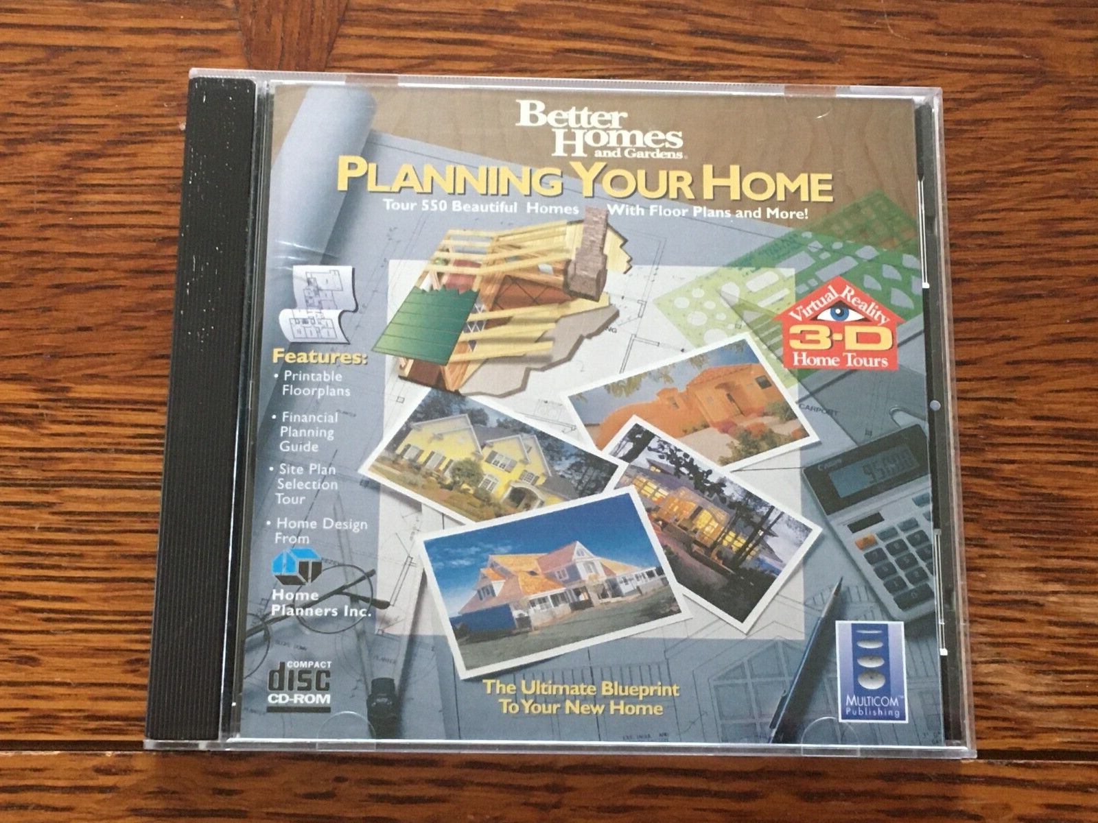 Better Homes Planning Your Home CD-ROM 1995 Win/Mac