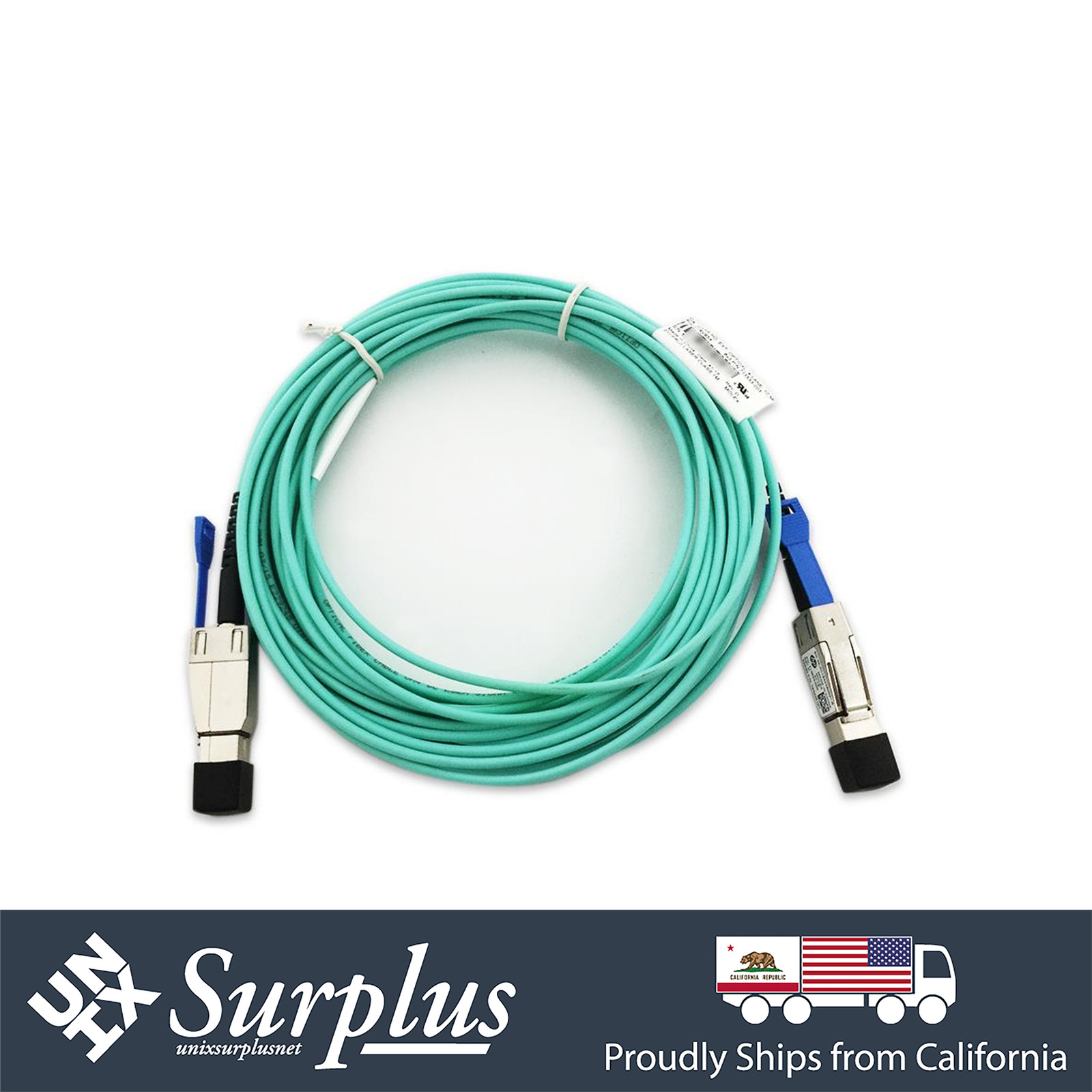 HPE 12Gbps AOC Mini-SAS to Mini-SAS HD Active Optical Cable 10meters