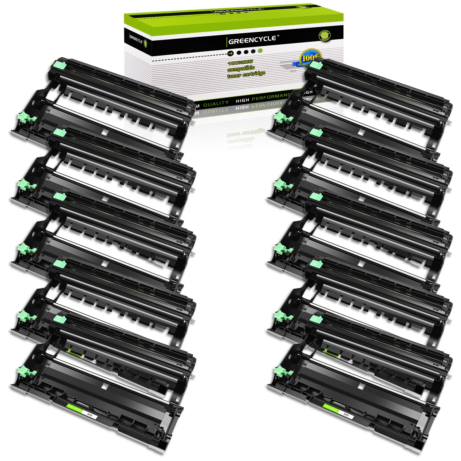 10PK DR730 DR-730 Drum Unit Compatible For Brother MFC-L2710DW MFC-L2750DW TN760