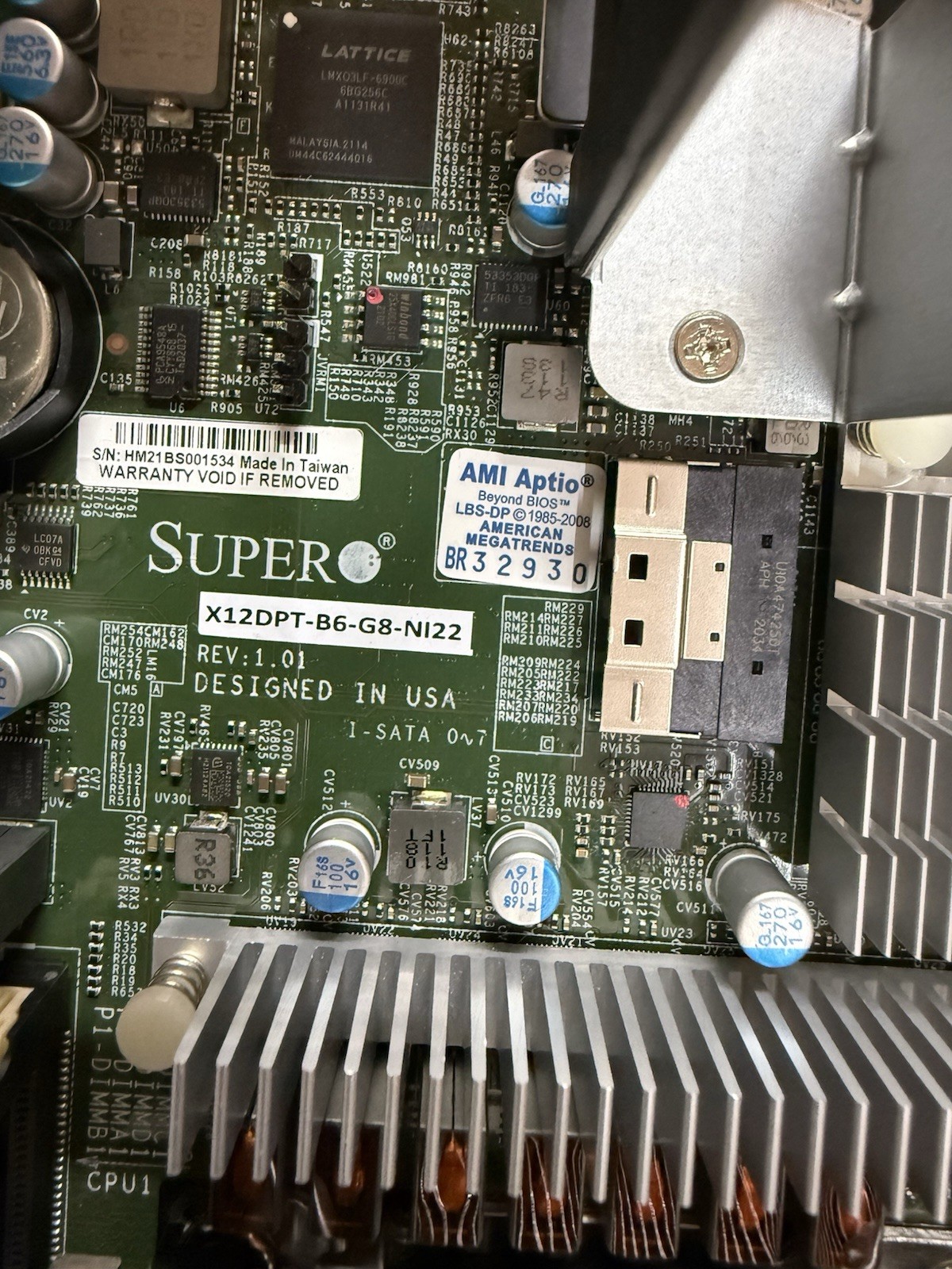 SUPERMICRO CSE-217 X12DPT-B6-G8-NI22 NUTANIX 4 NODE. LISTING IS FOR EACH NODE