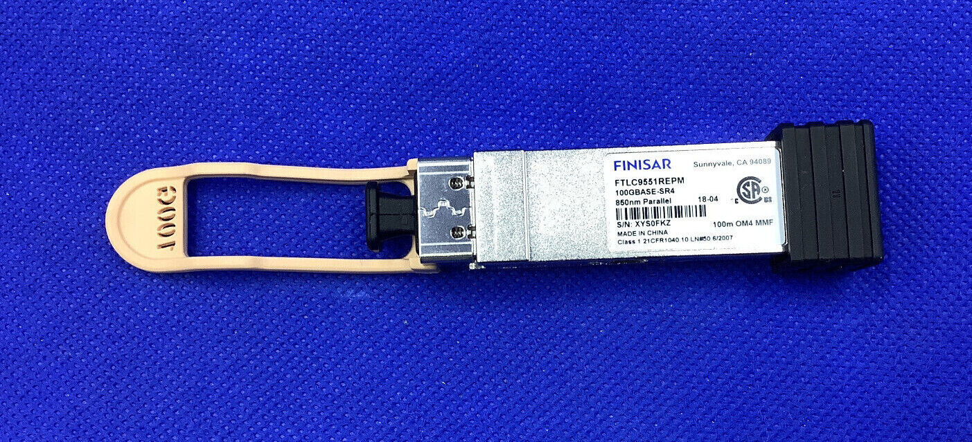 FTLC9551REPM Original Finisar 100GBASE-SR4 100m QSFP28 Optical Transceiver  
