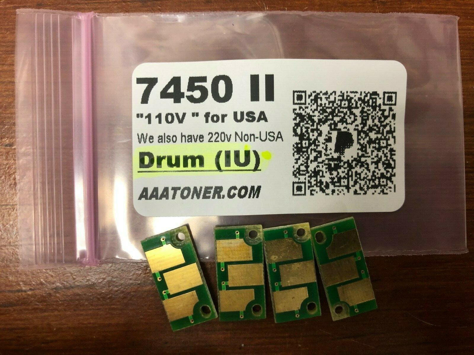 4 x Imaging IU Drum Chip Refill for Konica Minolta Magicolor 7450, 7450 II