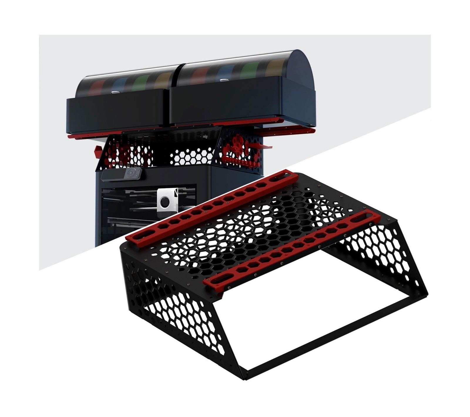 BIQU Panda Perch AMS Stand Riser for Bambu-Lab P1S P1P X1C X1E 3D Printers, A...