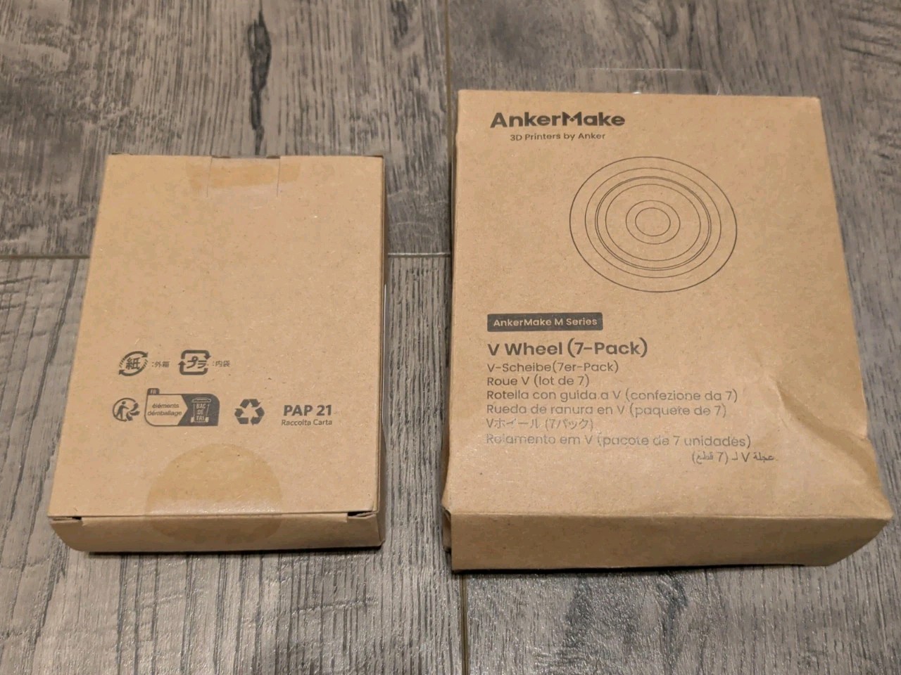 Ankermake M5 Parts: New Wheels, new axis belts M5 in box OEM