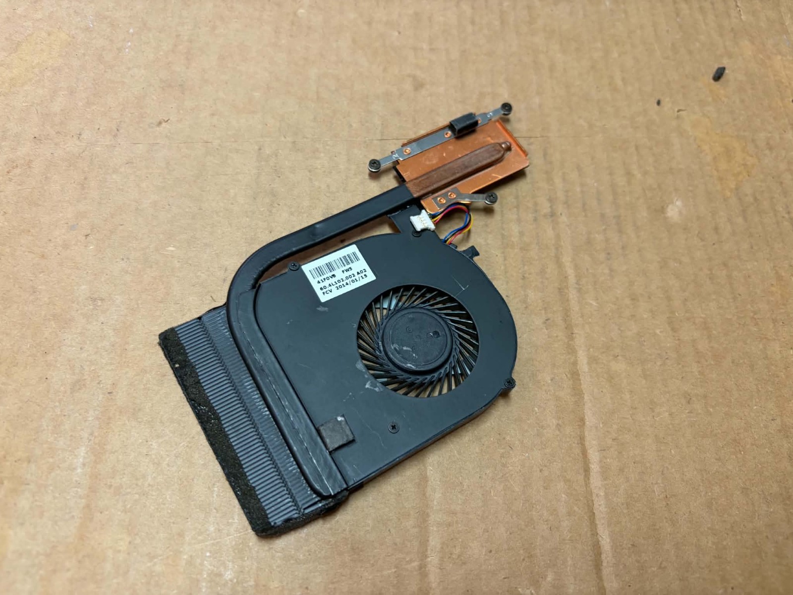 Lenovo IdeaPad S510p Touch 20299 15.6" CPU Cooling Fan w/ Heatsink 60.4L102.002