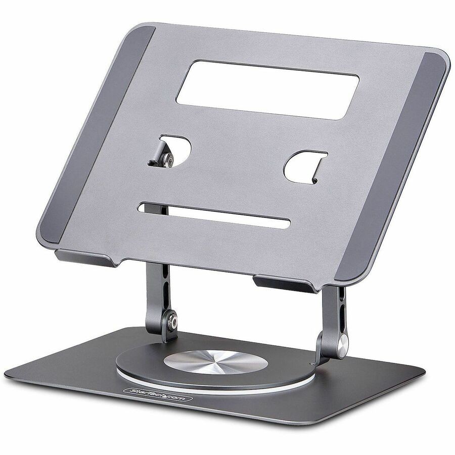 StarTech Rotating Laptop Stand 360 Swivel Ergonomic Desk Riser for Computer