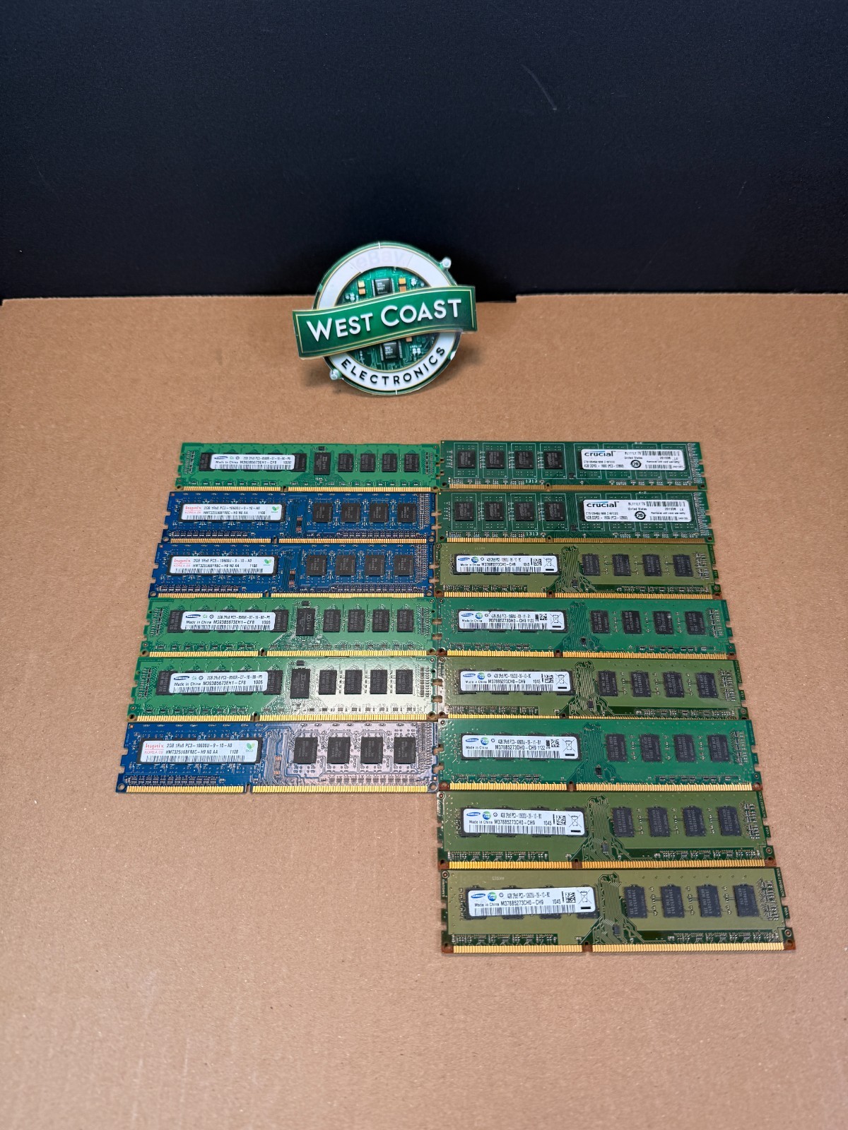 4GB SAMSUNG SERVER RAM MEMORY 2Rx8 PC3L & More Lot of 14