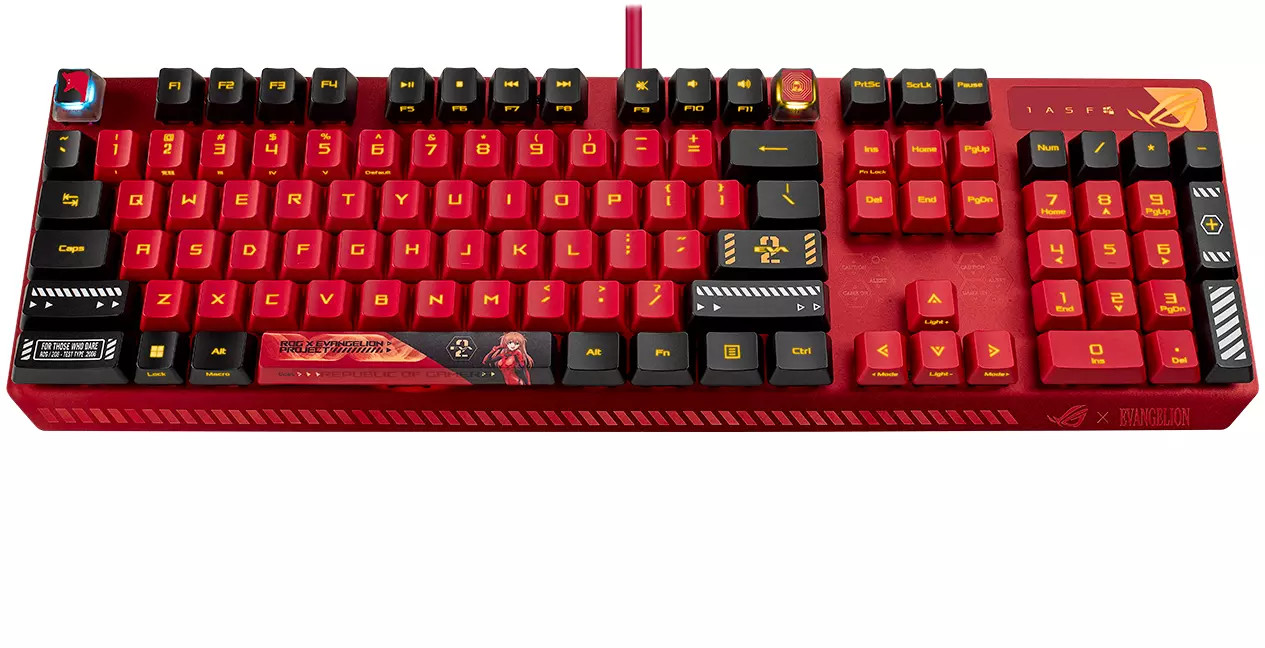 ASUS ROG Strix Scope RX EVA-02 Edition Mechanical Gaming Keyboard Evangelion