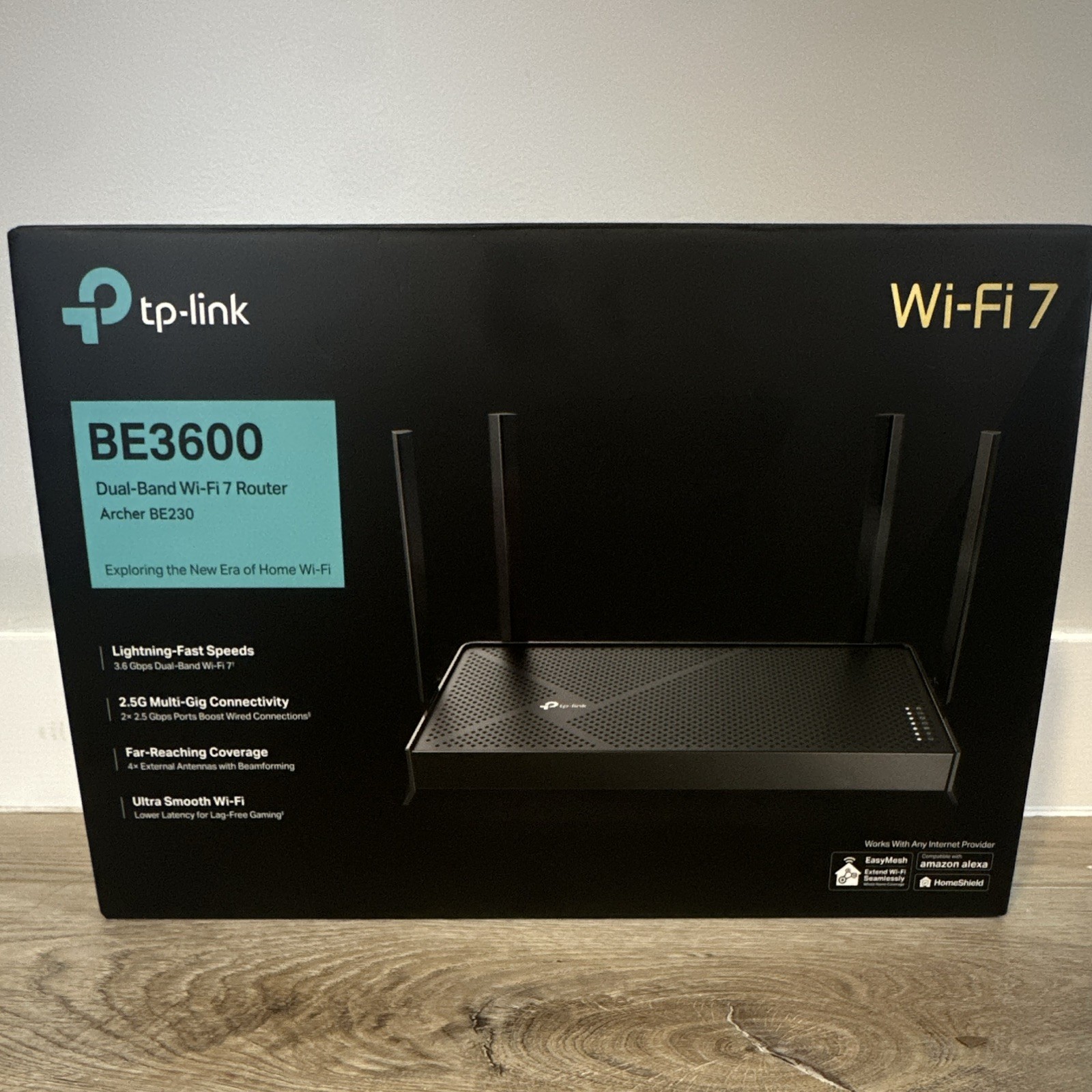 TP-LINK Archer BE230 Wi-Fi 7 BE3600 Dual-Band EasyMesh 5-Port 2.5Gbps