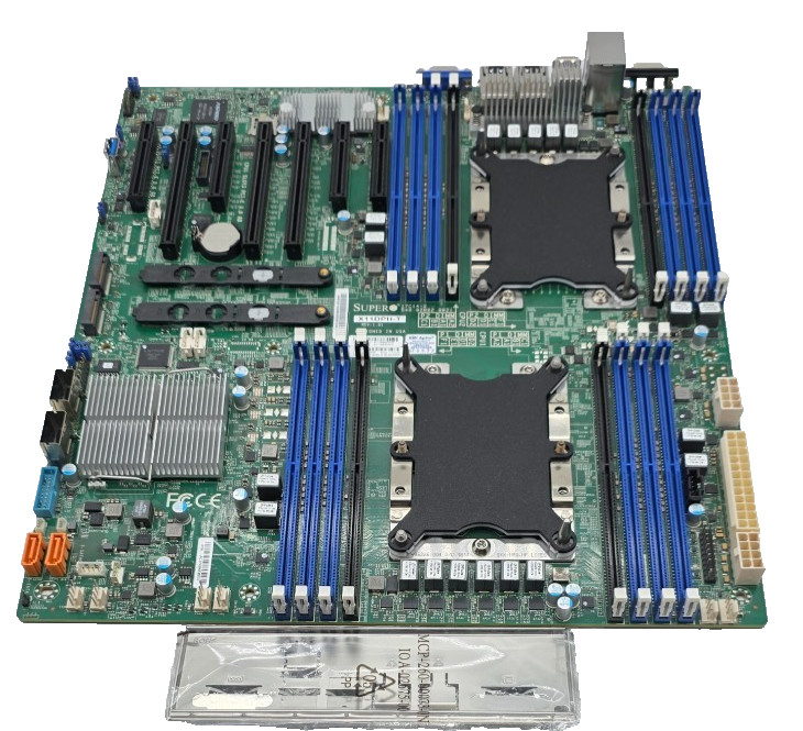 Supermicro X11DPH-T Dual LGA3647 E-ATX Server Motherboard 10GbE w/ I/O Shield