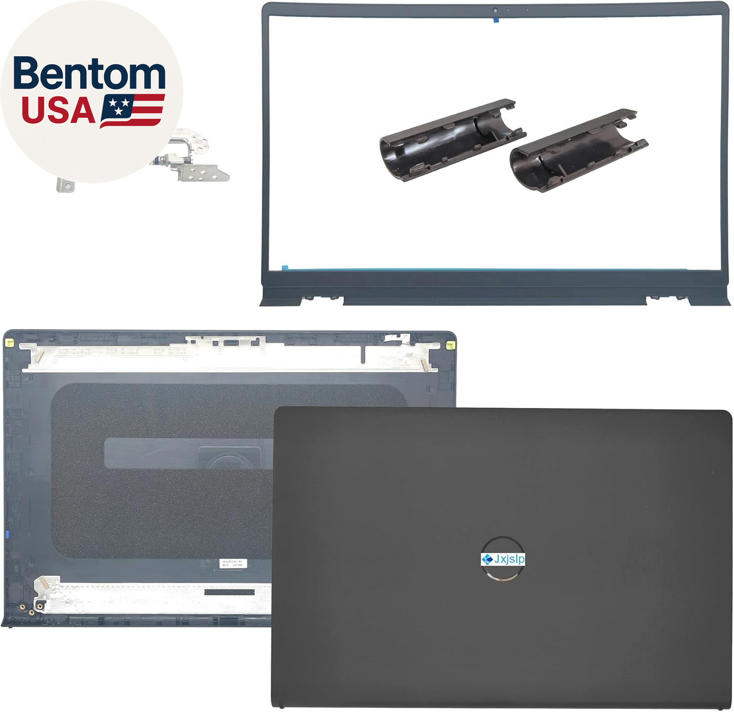 Replacement LCD Back Cover with Front Bezel with Hinges with Shaft Cover for DEL