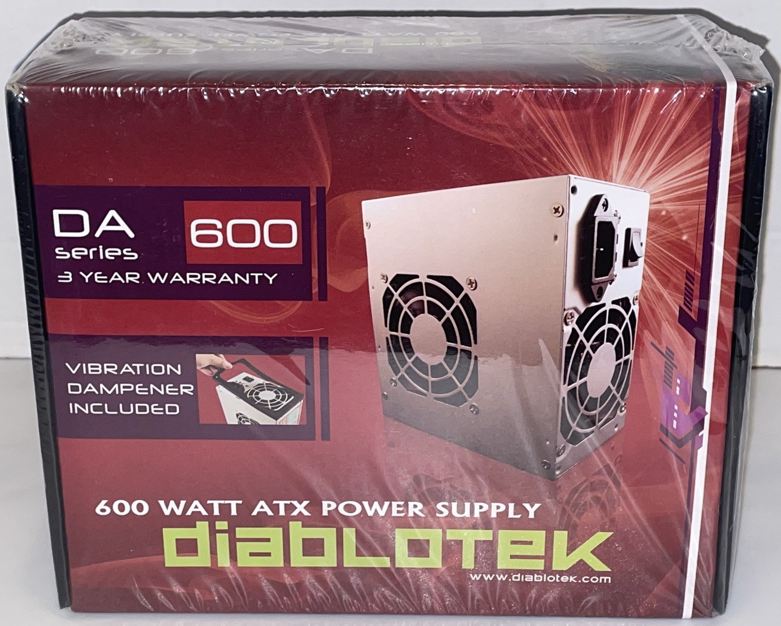 Diablotek DA Series 600-Watt ATX Power Supply PSDA600 Brand New