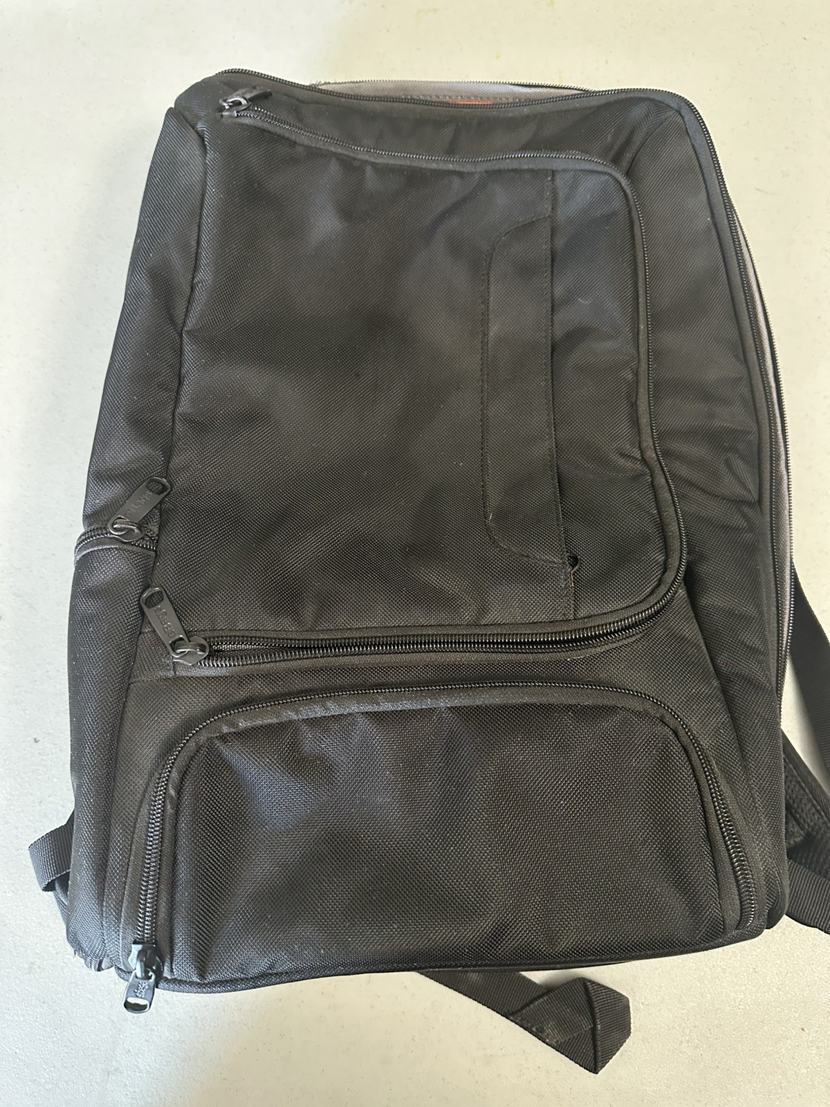 eBags EB2146-16 TLS Travel Professional Slim Laptop Backpack Black Orange