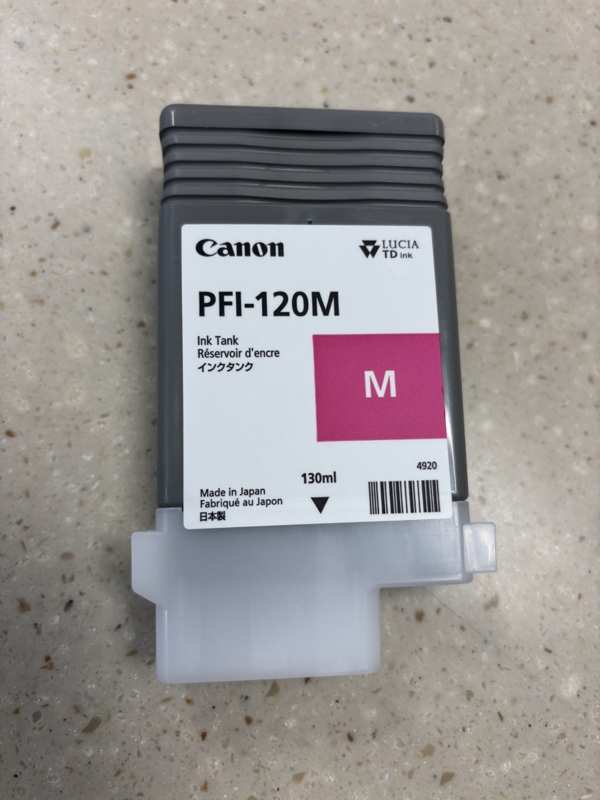 Canon PFI-120M Original Magenta Ink Cartridge - exp 4/2029