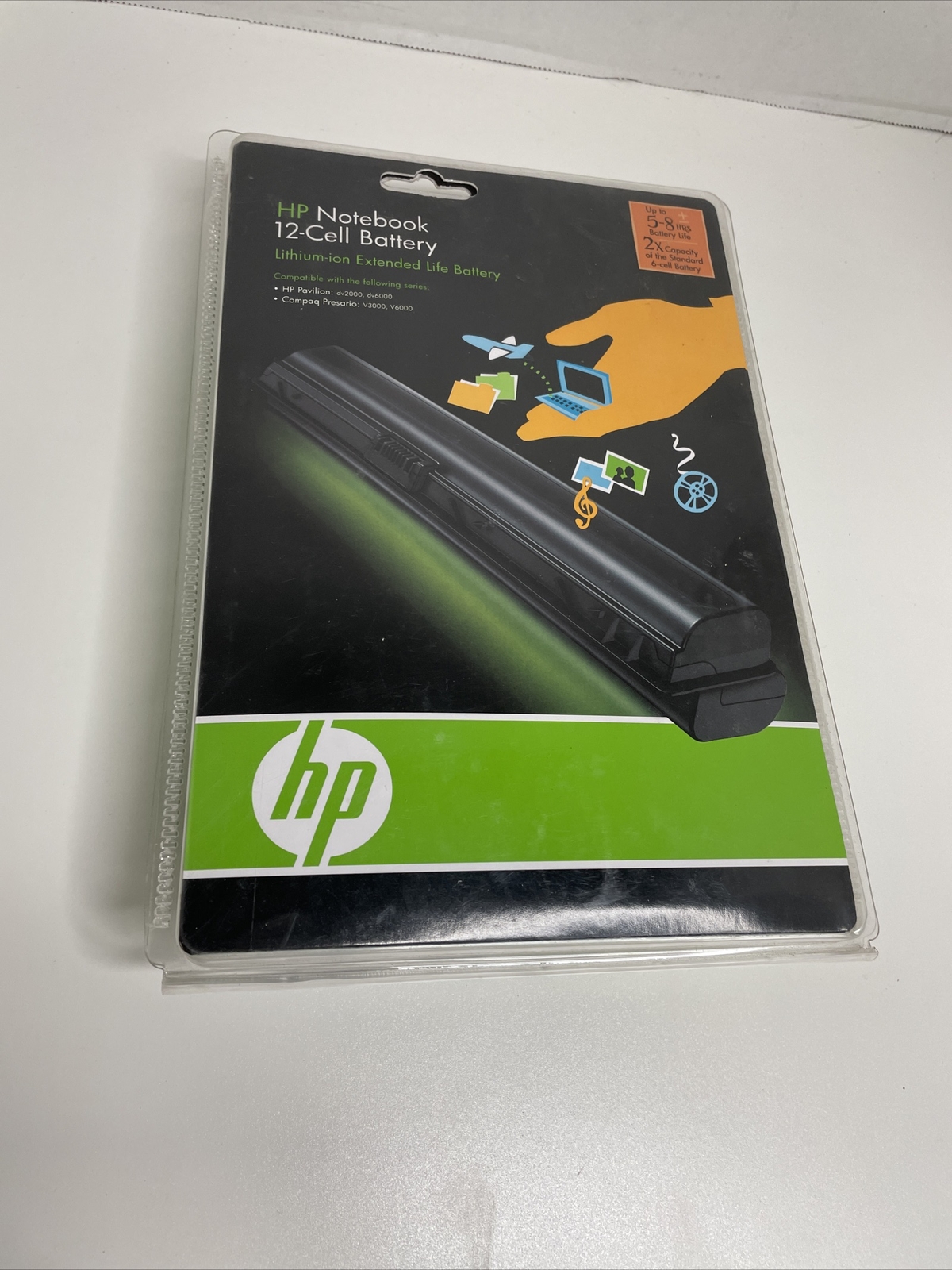 GENUINE HP notebook 12-Cell Battery Lithium-Ion Extended Life EV089AA pavilion