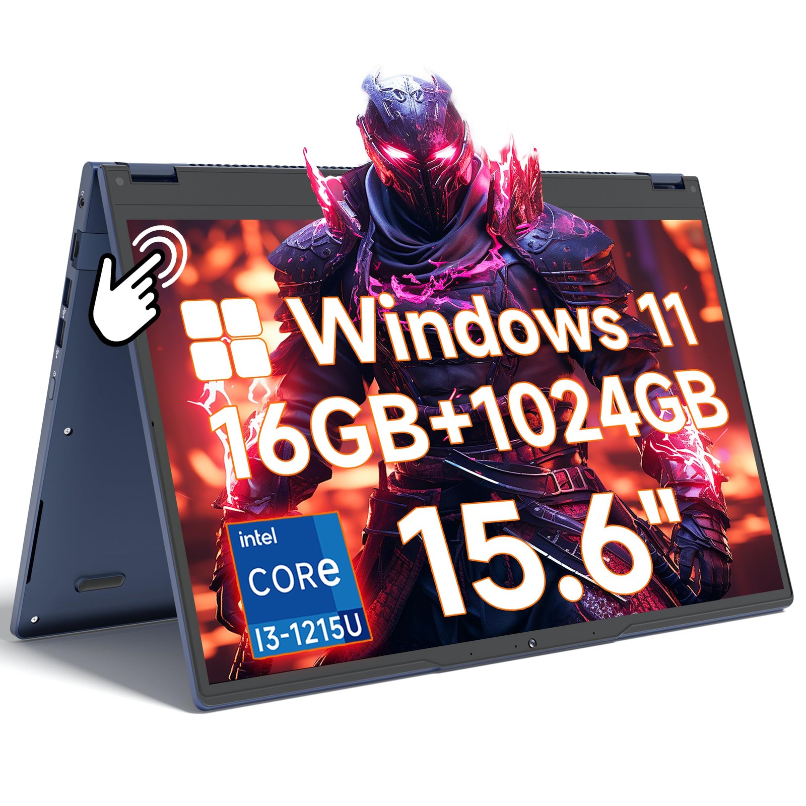 THEYETI 15.6 inch 2 in 1 Laptop Convertible, 16GB RAM, 1TB SSD