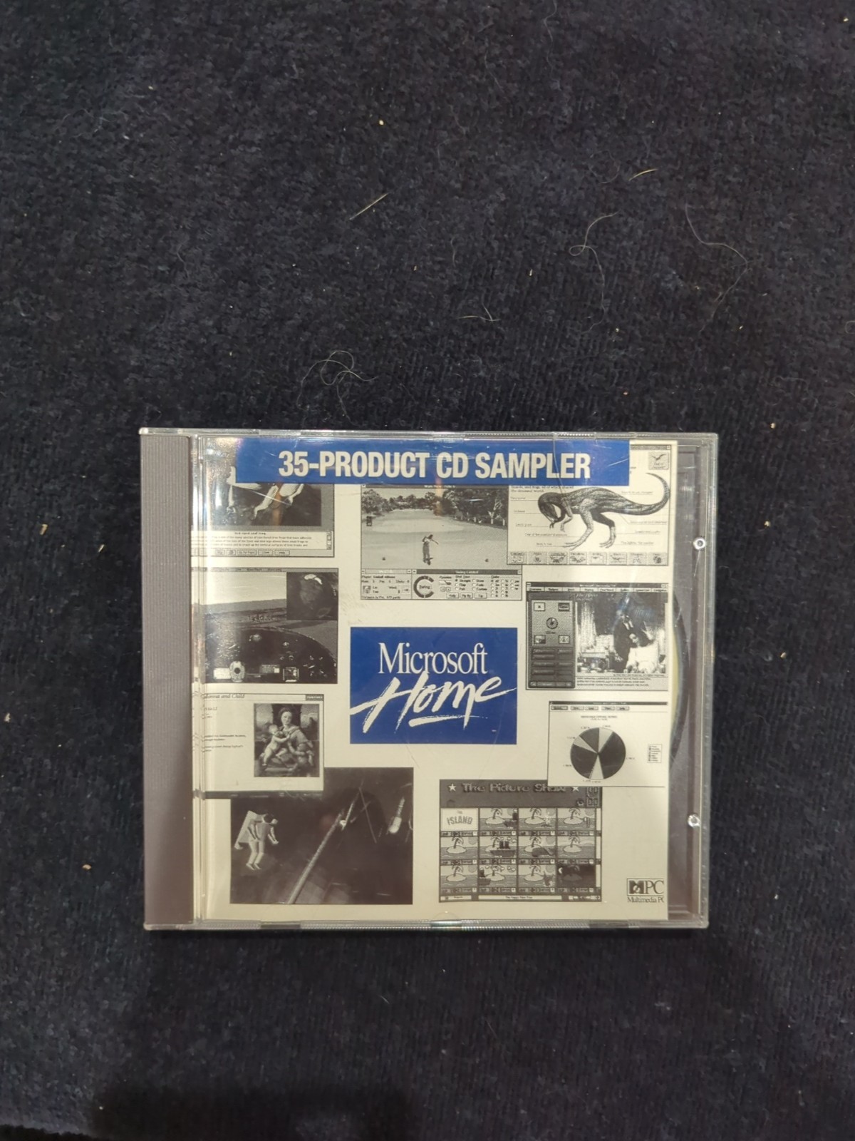 Rare Microsoft Home 1993 CD Sampler Classic PC  35 Programs