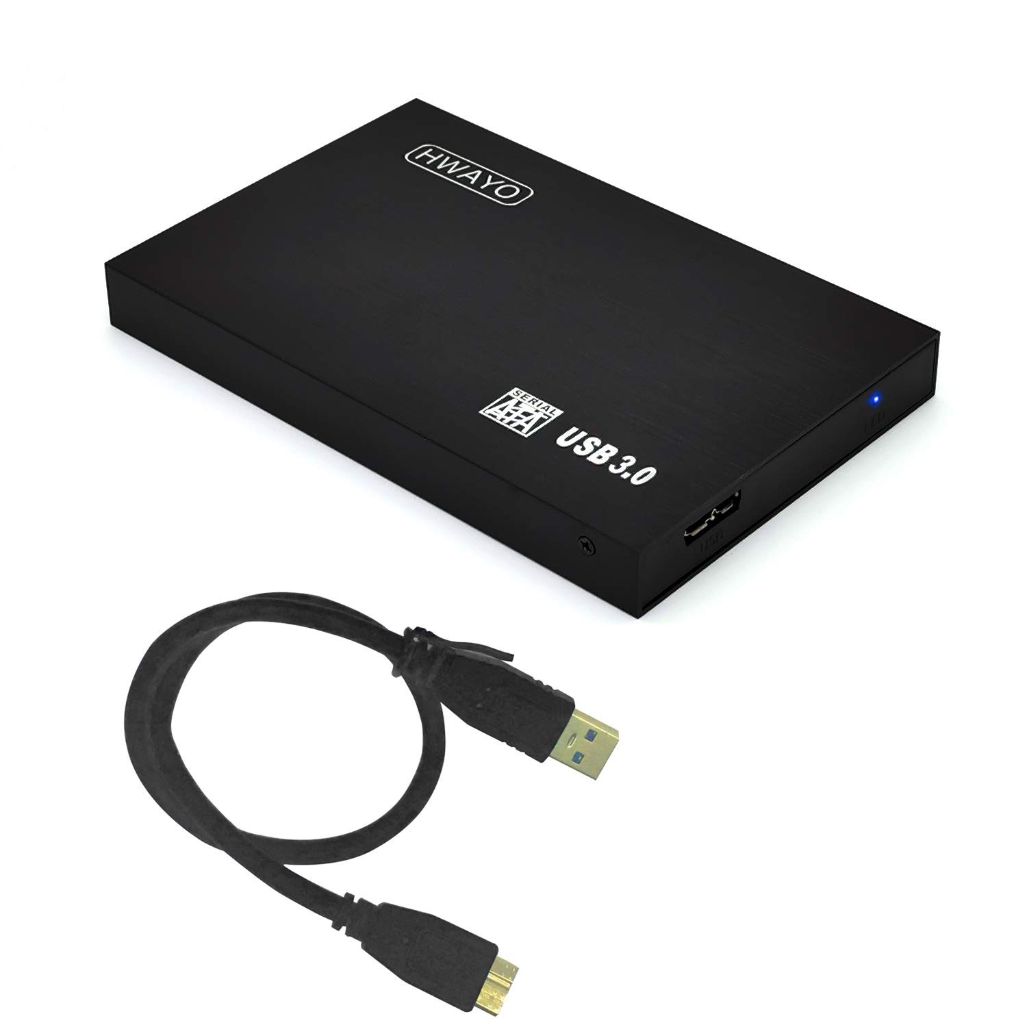 HWAYO 750GB Portable External Hard Drive Ultra Slim 2.5'' USB 3.0 HDD Storage...