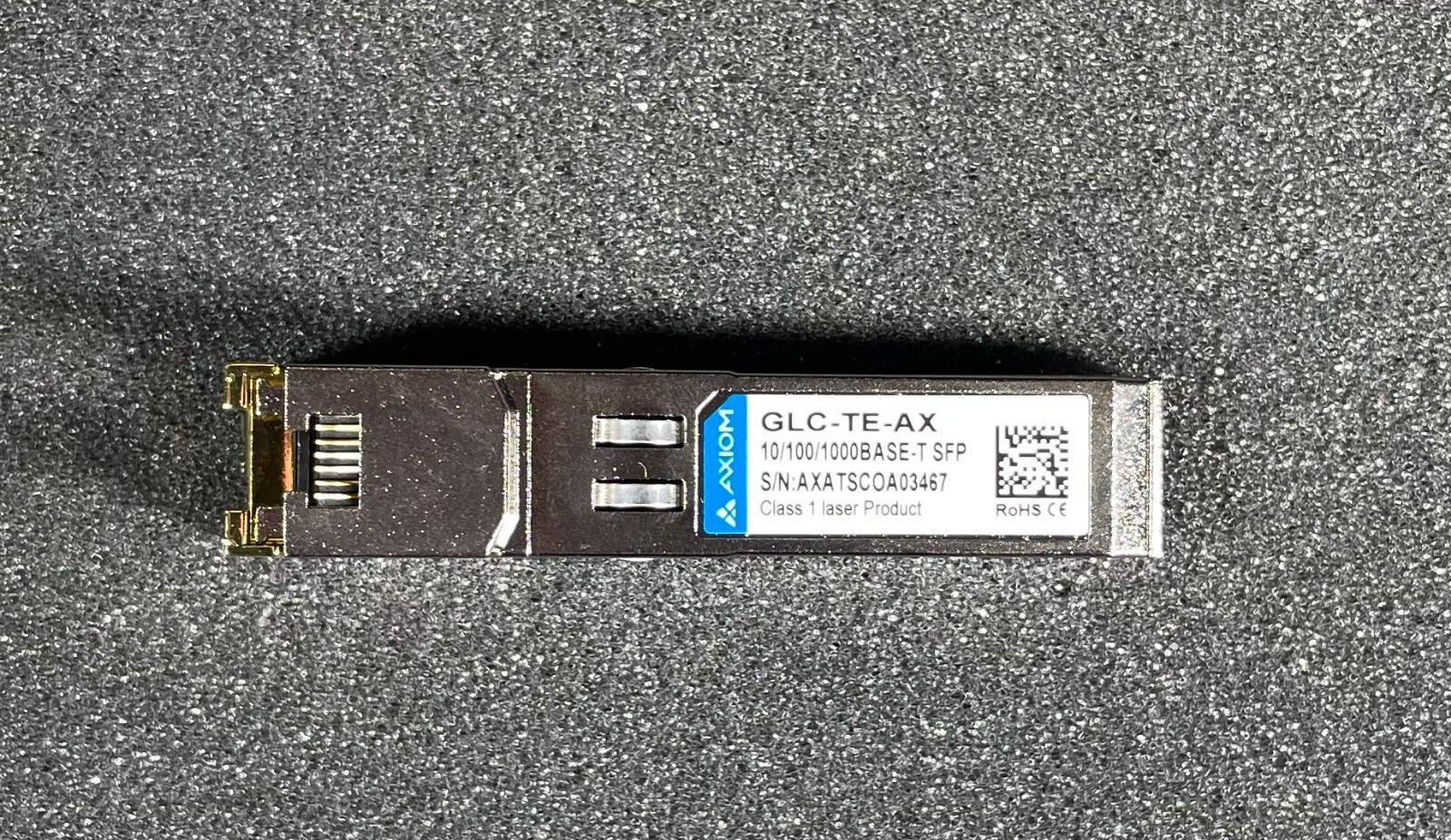 Axiom GLC-TE-AX 1000Mbit/s SFP Copper Network Transceiver Module -Fast Shipping