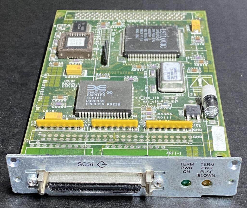 Sun X1055A SBUS SCSI Host Adapter Controller