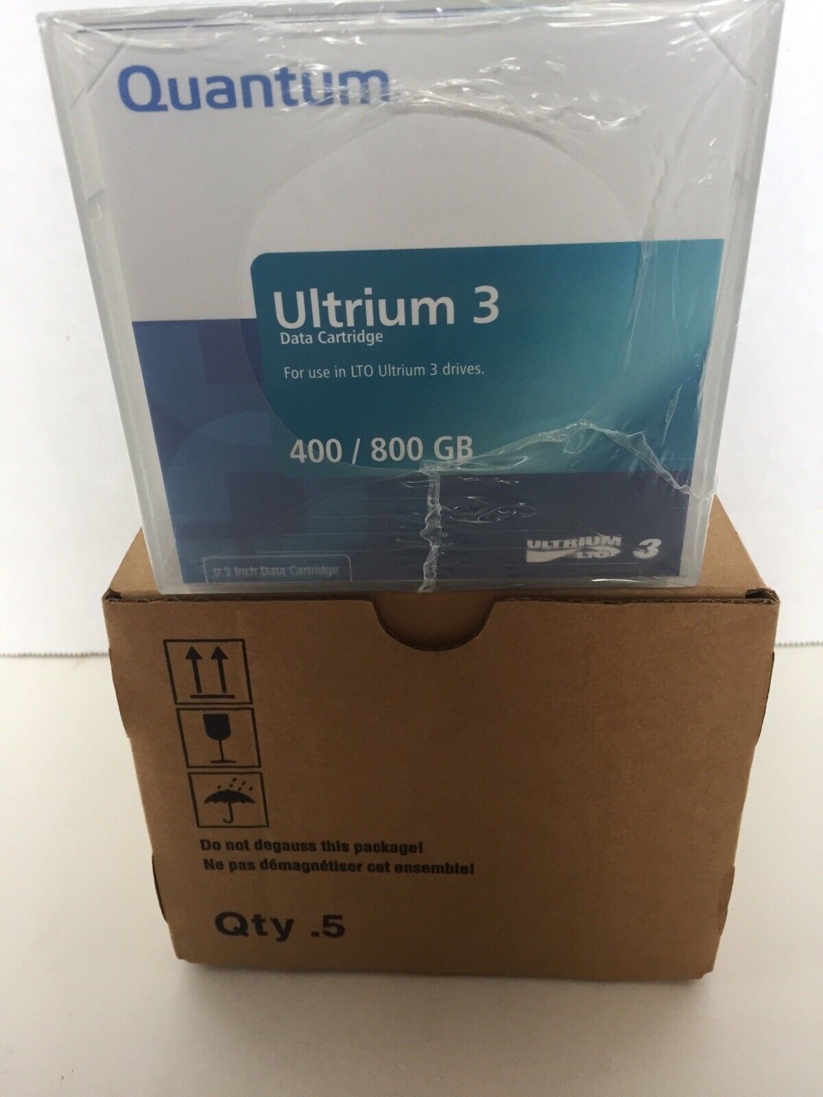 Quantum Ultrium 3 Data Cartridge Set Of 5 New In Box