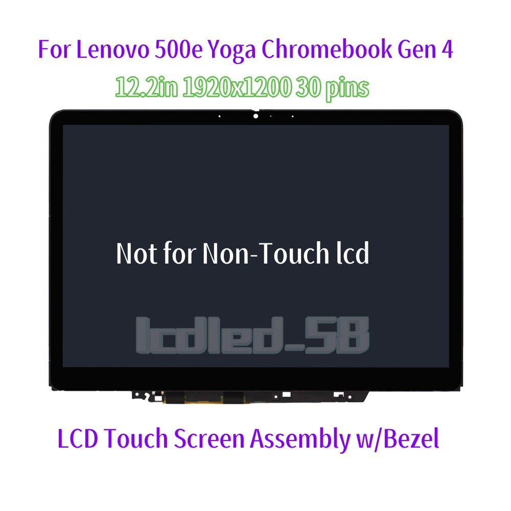 FHD For Lenovo 500e Yoga Chromebook Gen 4 82W4001SUS 82W40009US LCD Touch screen