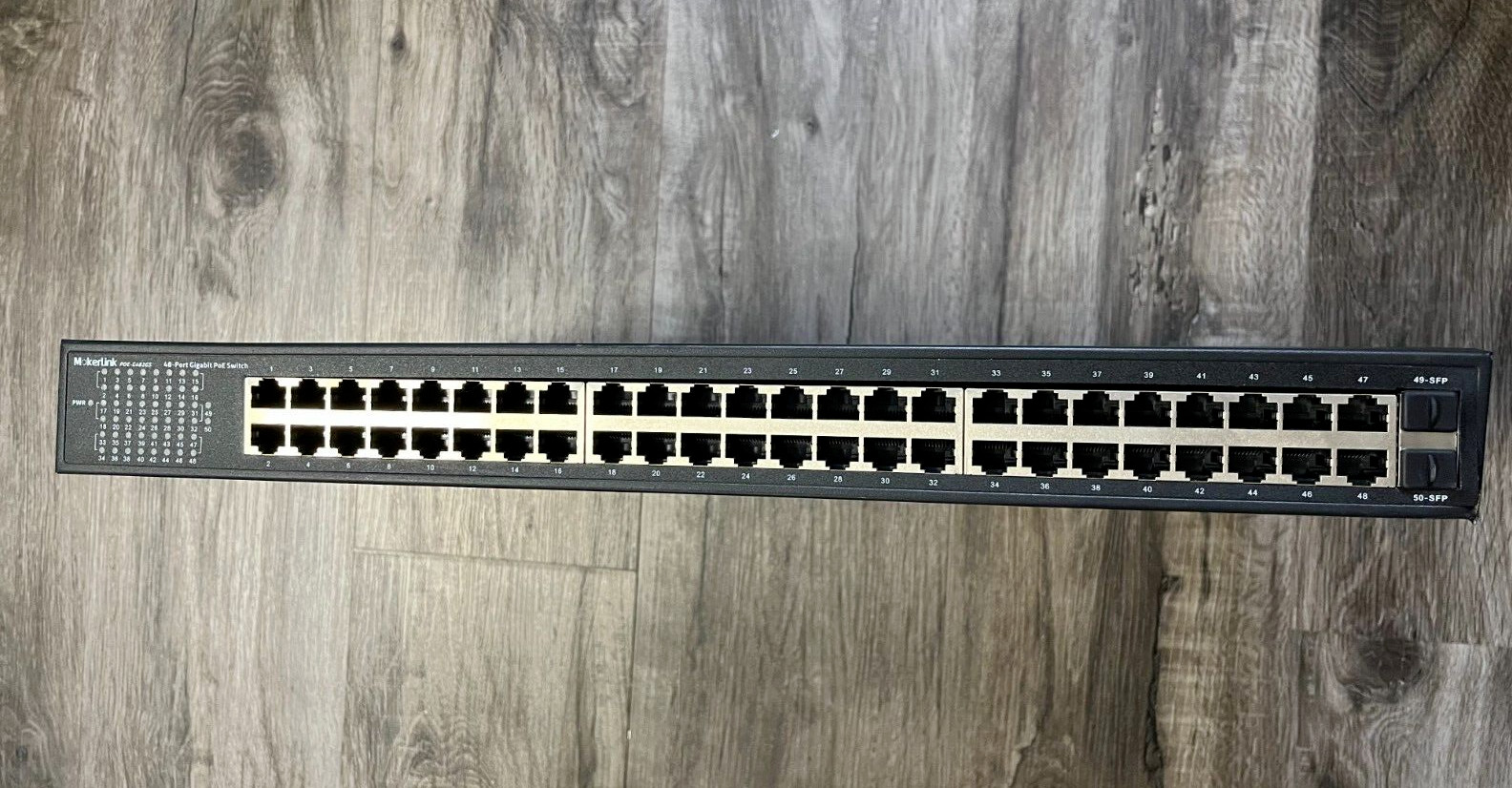 MokerLink 48-Port PoE Gigabit Switch 2GB SFP IEEE802.3af/at/bt 400W - PARTS ONLY