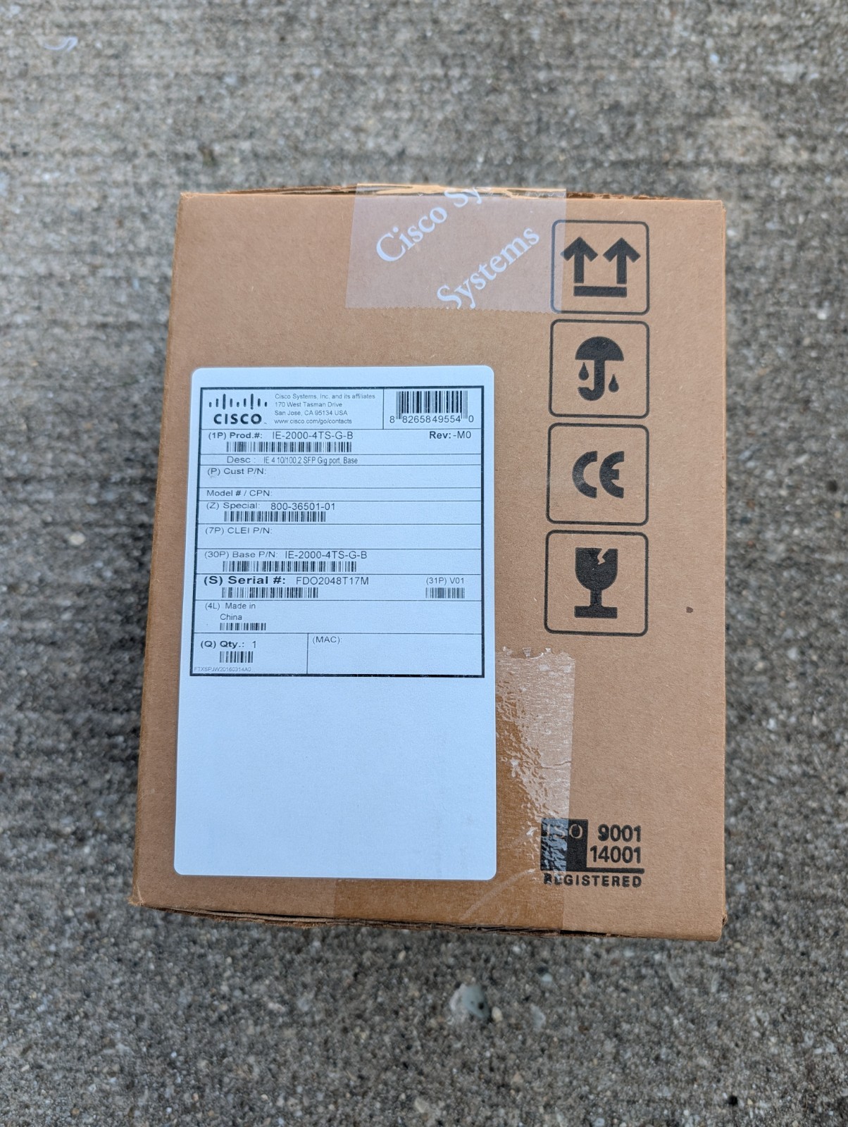Cisco IE-2000-4TS-G-B  Industrial Network Switch