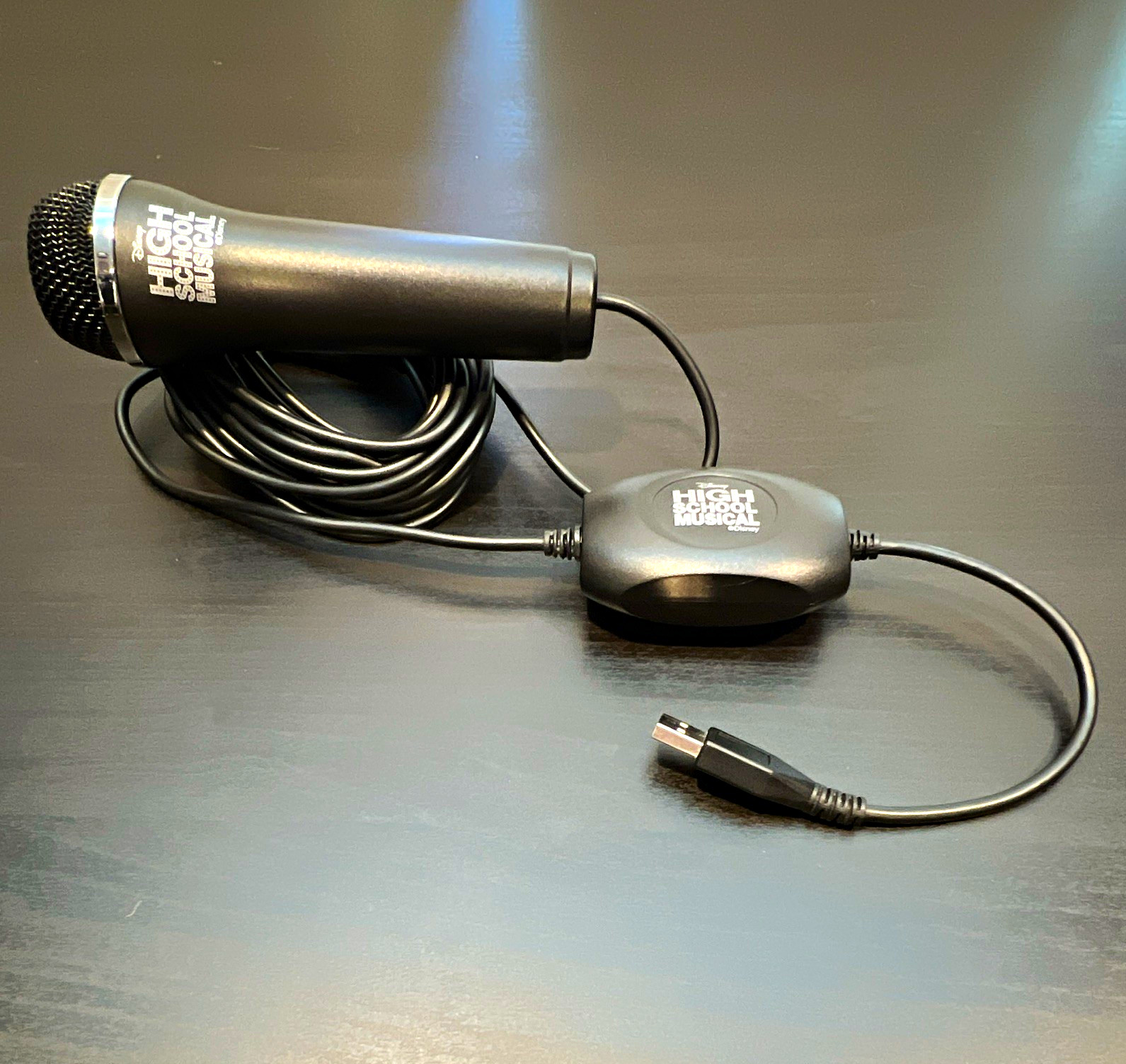 Disney High School Musical USB Microphone Logitech A-0234A Wii PS3 Xbox - Tested