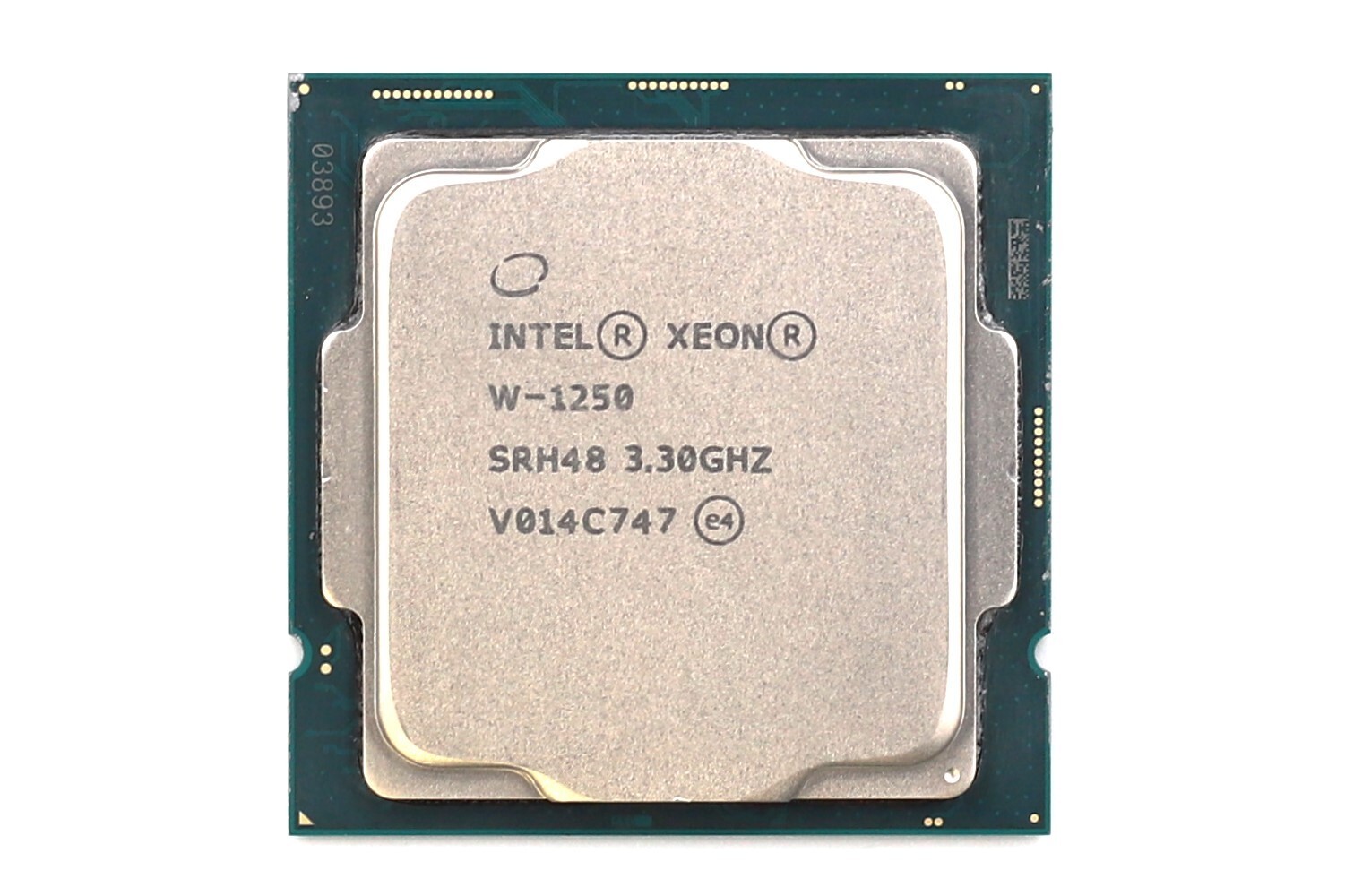 Intel Xeon W-1250 3.30GHz 6-Cores 12MB LGA 1200 CPU P/N: SRH48 Tested Working