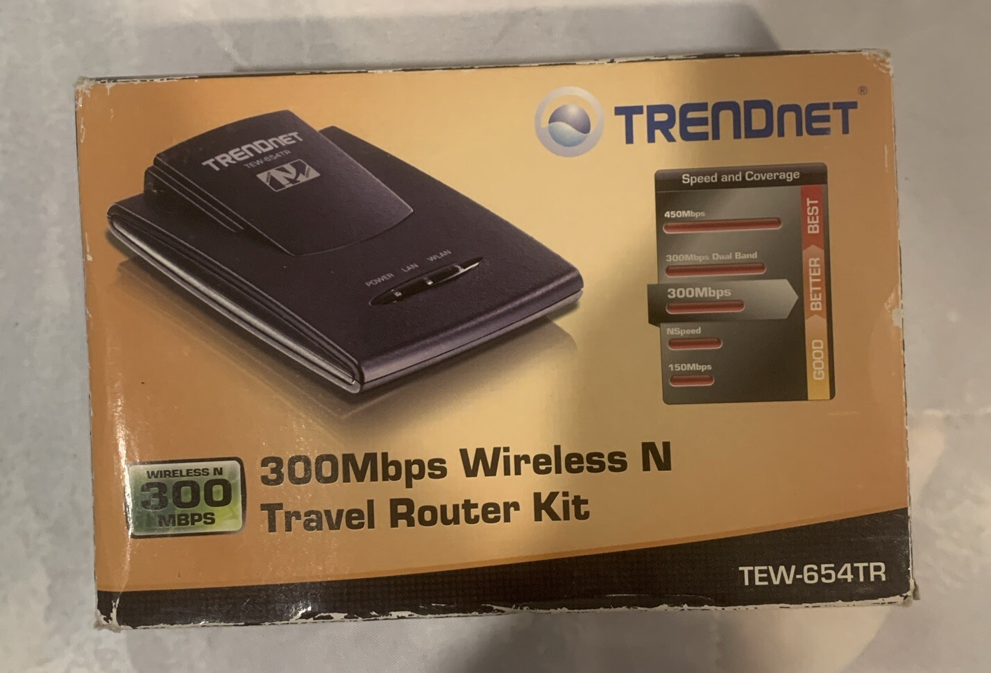 New TRENDnet TEW-654TR N300 300Mbps Wireless Travel Router Kit