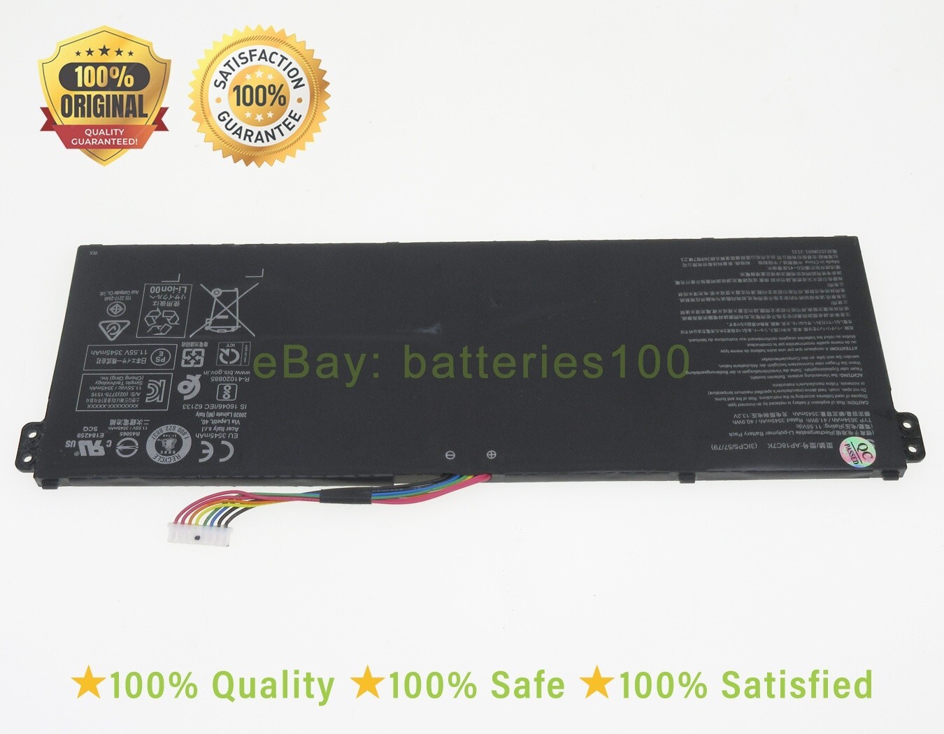 Original new Acer AP18C7K KT00407008 sf514-55gt 55t sf514-54t sp513-54n battery
