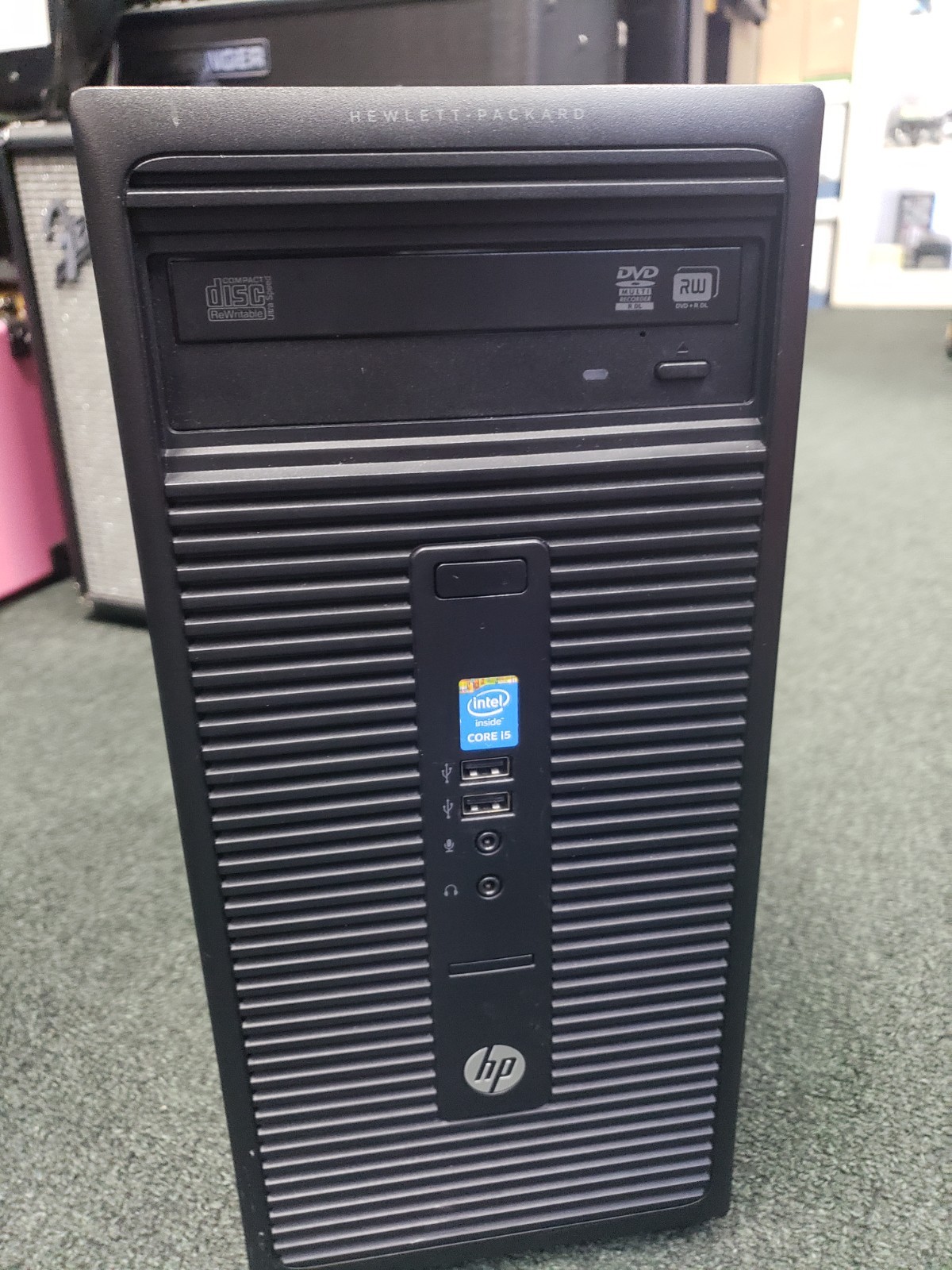 HP 280 G1 MT desktop pc for parts. no ram or hard drive