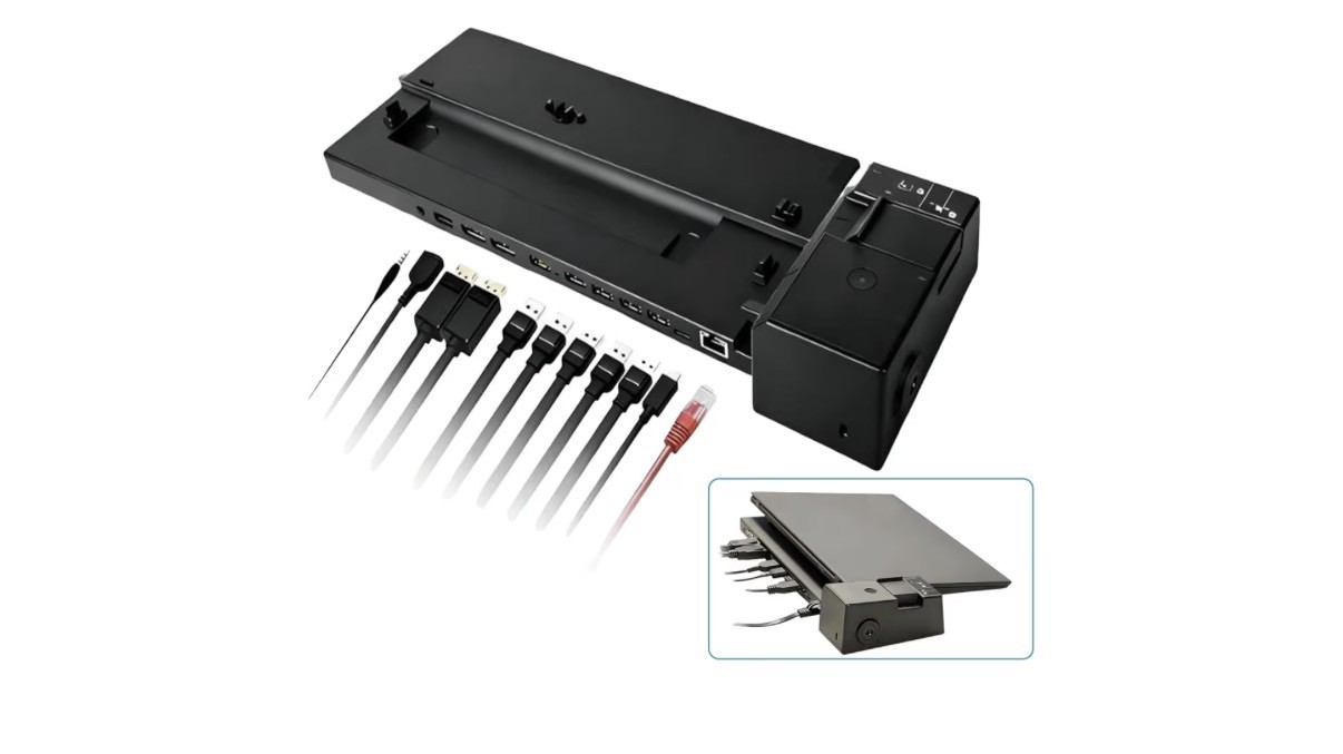 13in1 Ultra Docking Station 3 Monitors (40AJ0135US) Compatible with Lenovo Th...