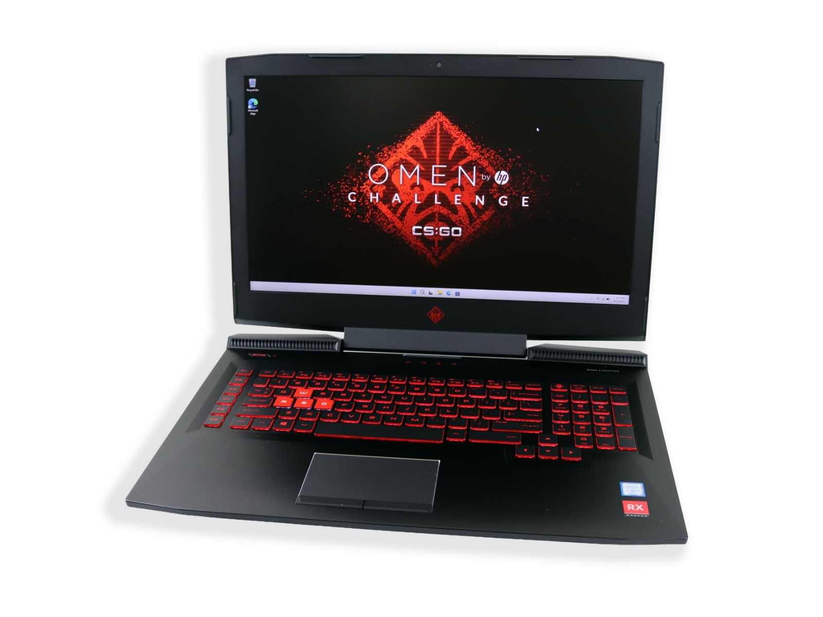 HP Omen 17-an012dx 17.3" Intel i7-7700HQ 16GB DDR4 RAM 512GB SSD 8GB AMD RX 580